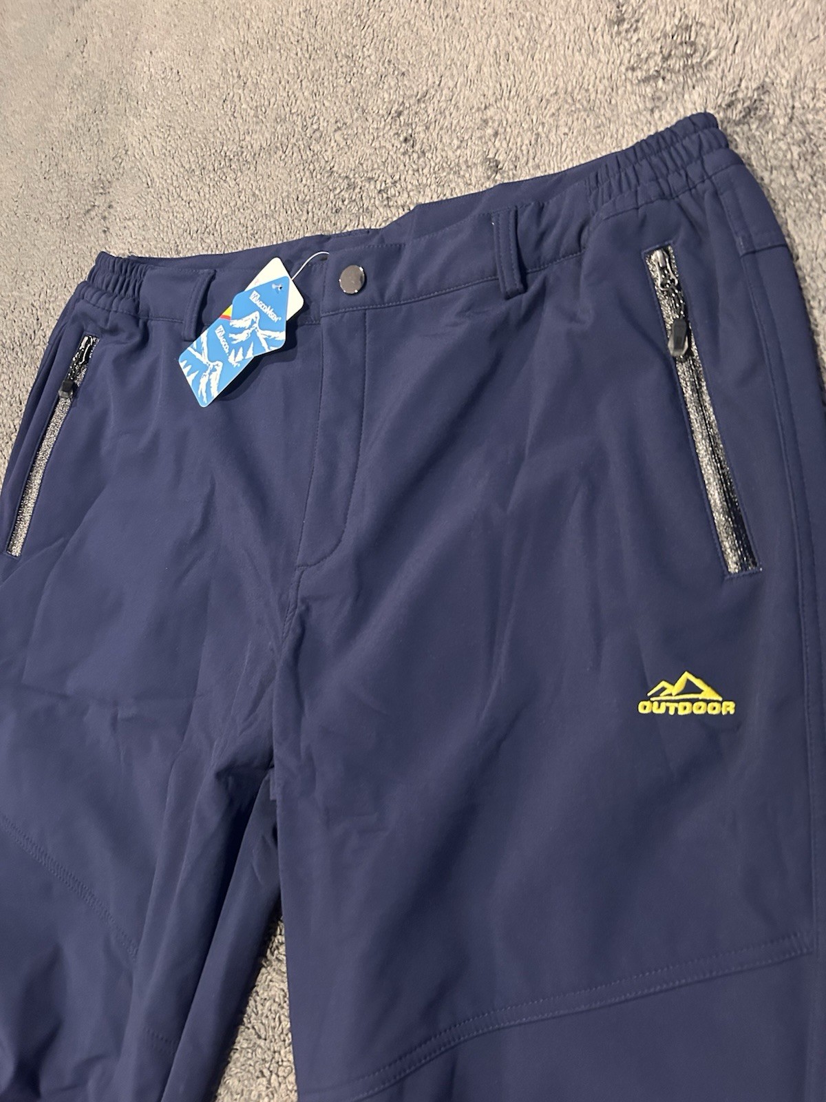 Magcomsen Hiking Pants Men’s 2XL Waterproof Mountain Climbing Outdoors Blue NWT