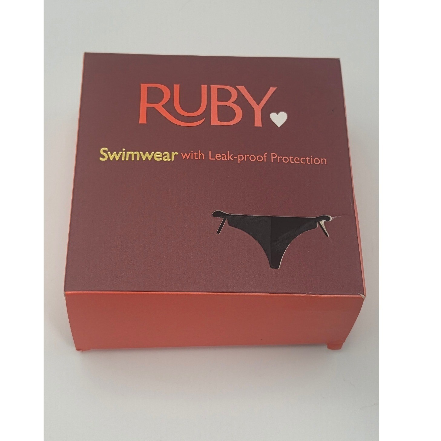 Ruby Love Leak-Proof Swimwear Bikini Bottom Black Size Small Period Proof New