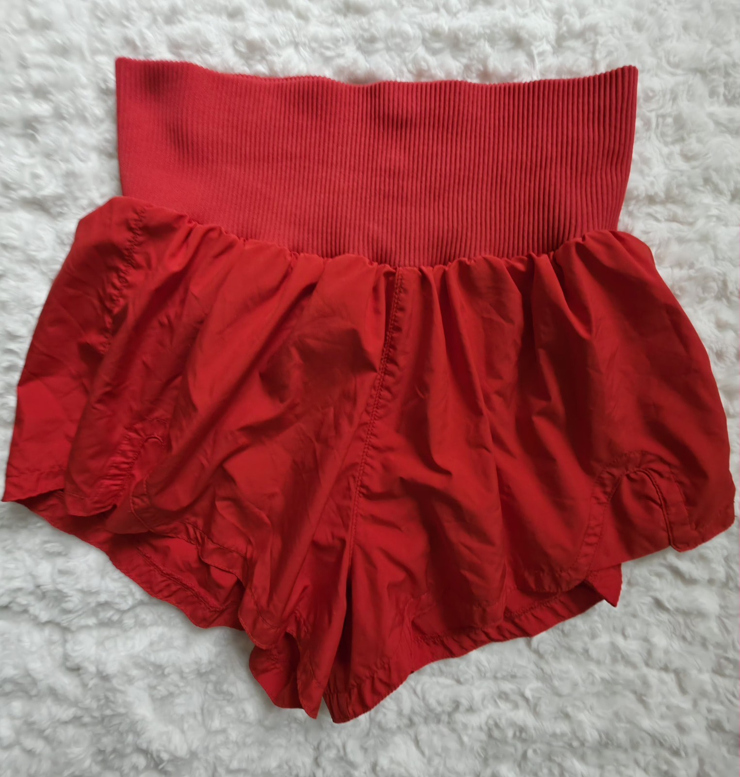 Free People Movement Womens S Carpe Diem Running Pickleball Athleisure Red Short