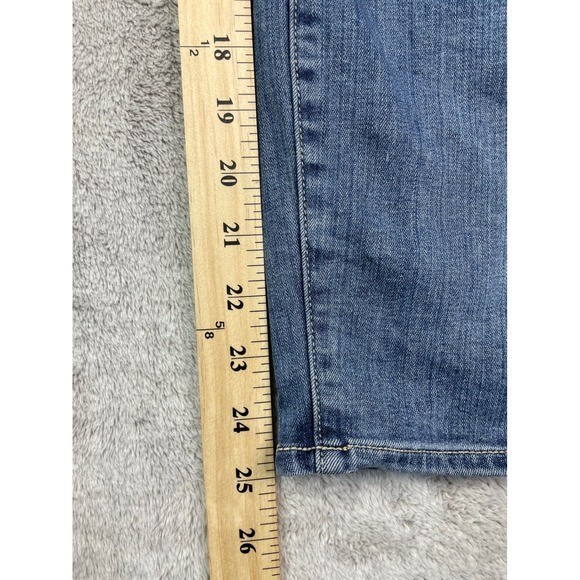 PAIGE Verdugo Crop Jeans Size 29/30 Nadeen Blue Skinny Mid Rise Stretch Women