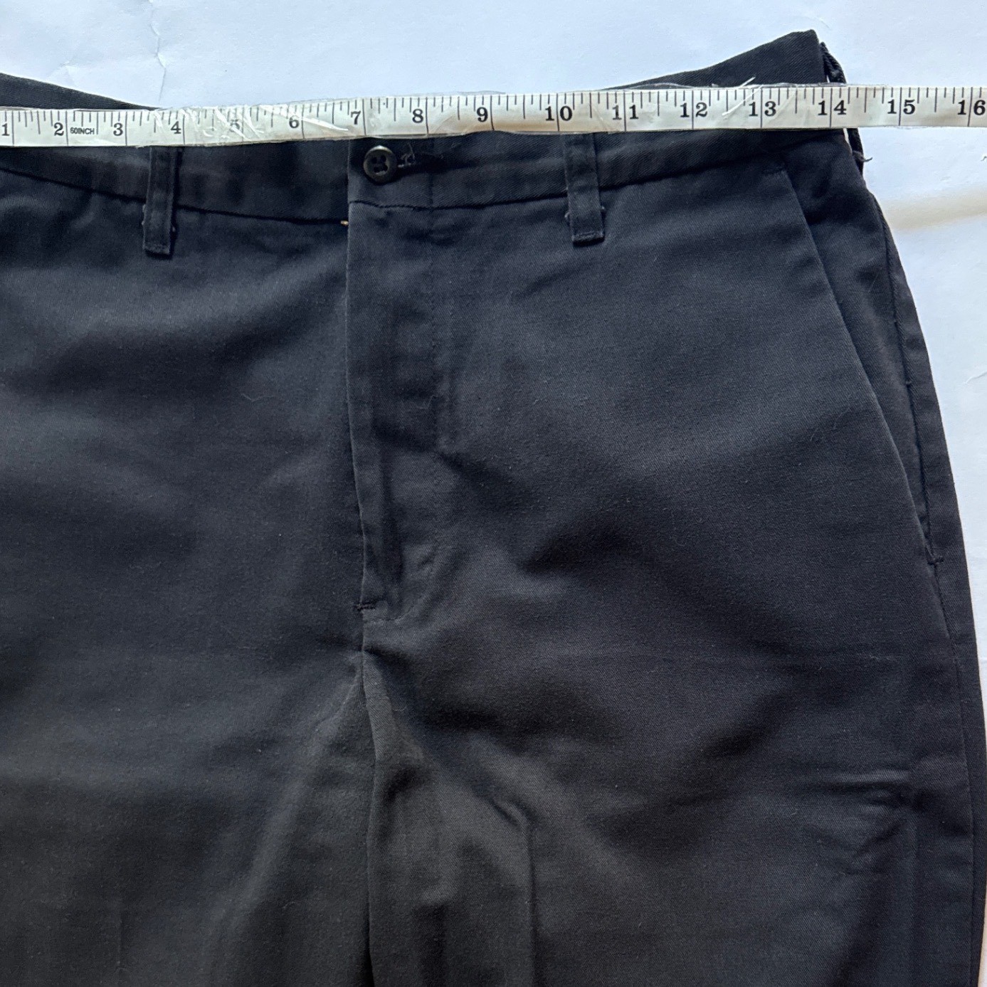 Cintas ComfortFLEX Mens 30×33 Black Work Pants Uniform Trousers 945-35