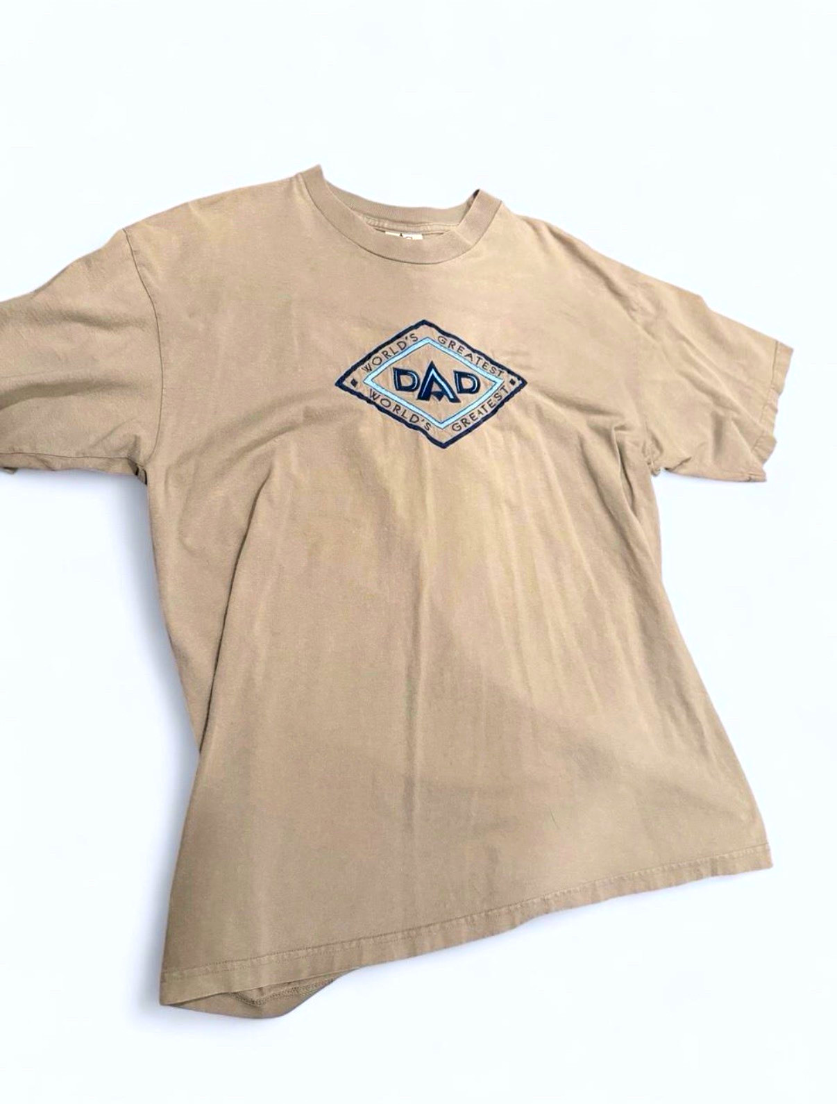 Vintage ASAuthentic Sports Embroidered “World’s Greatest Dad” T-Shirt XL