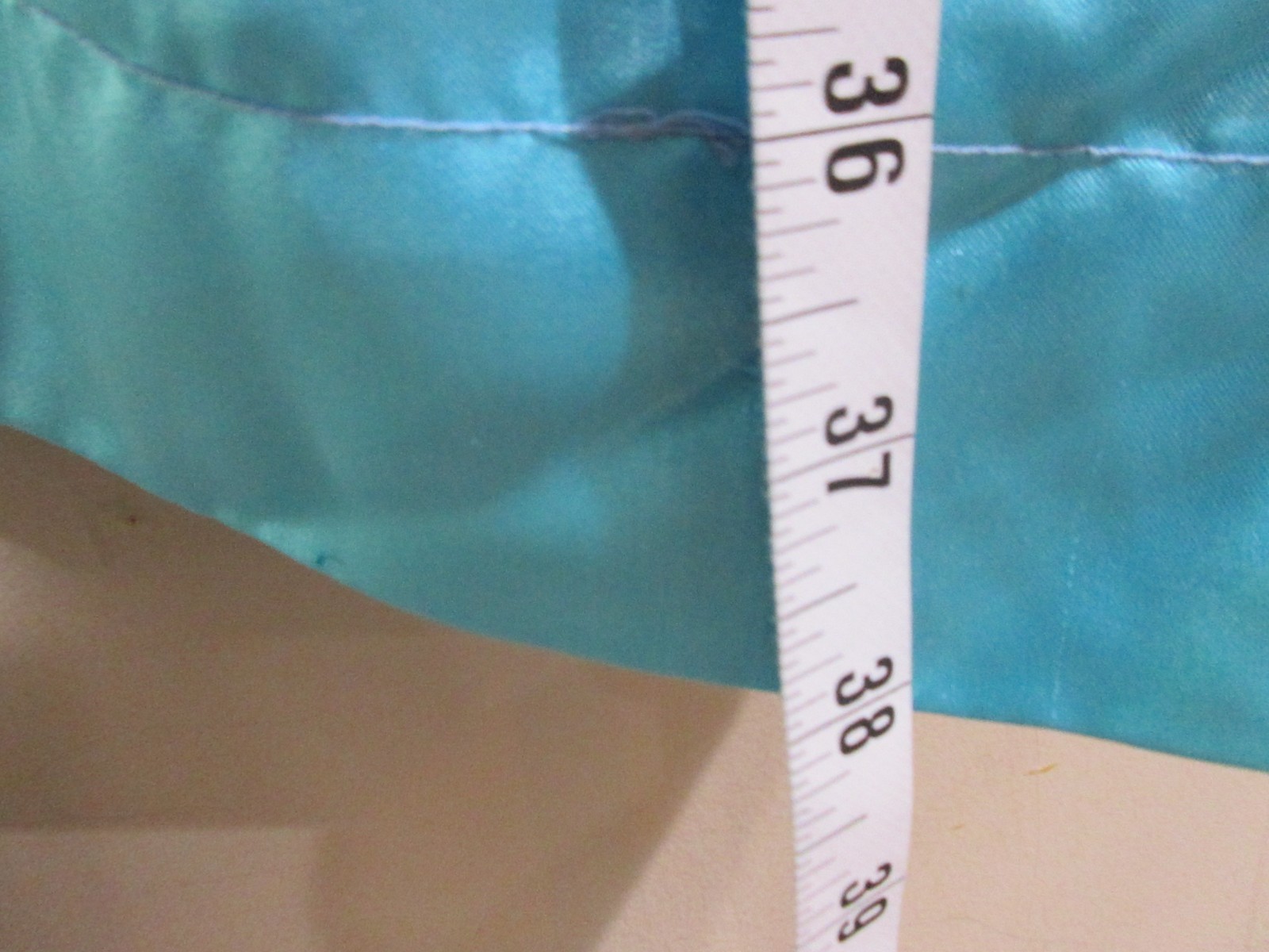 Vtg. E.J.C. Intimates Pajama Set Women Lg Blue Embroidered Silky Polyeseter