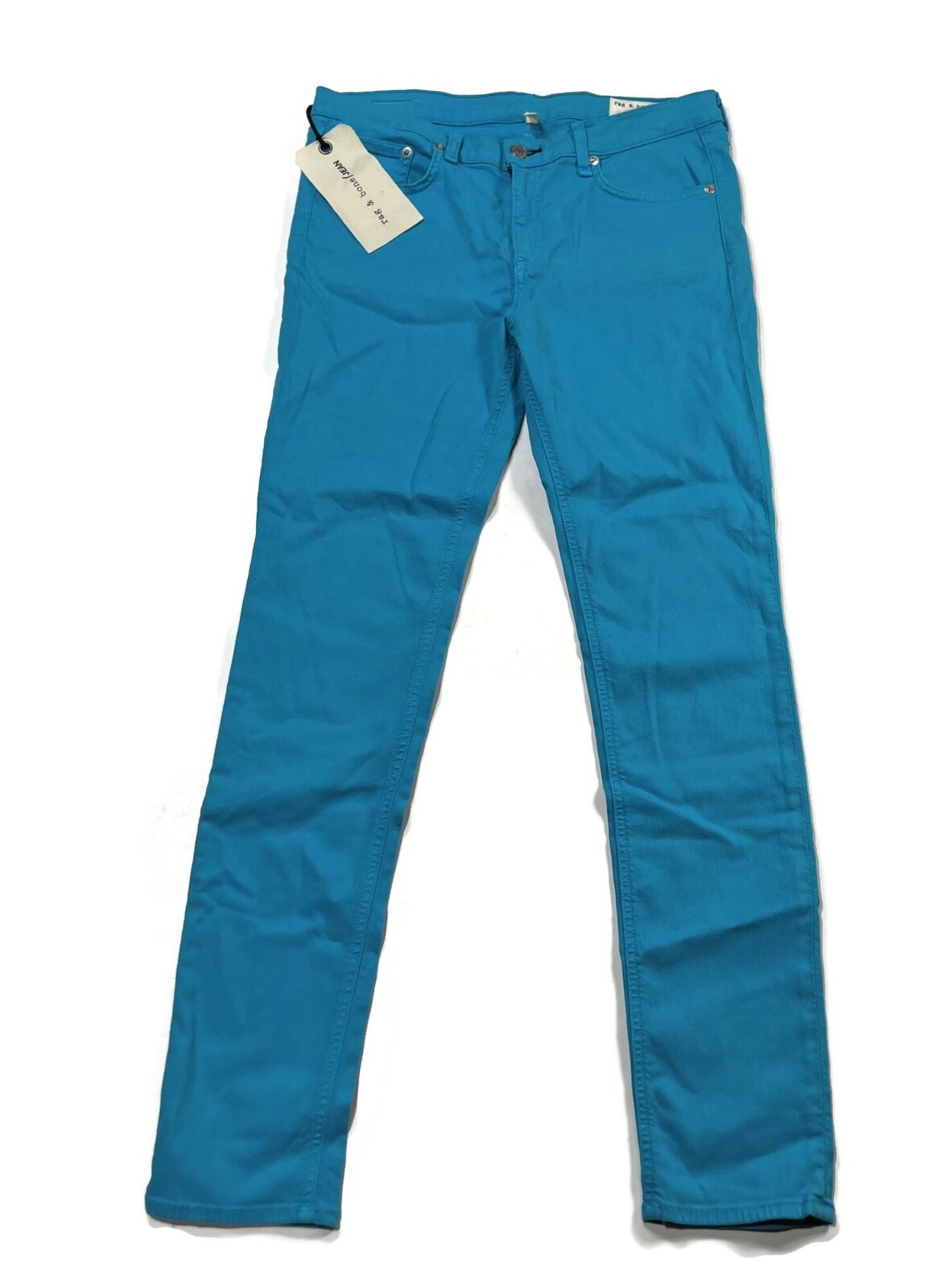 Rag & Bone Skinny Jeans Womens 31 NWT Bluebird Blue 29″ Inseam