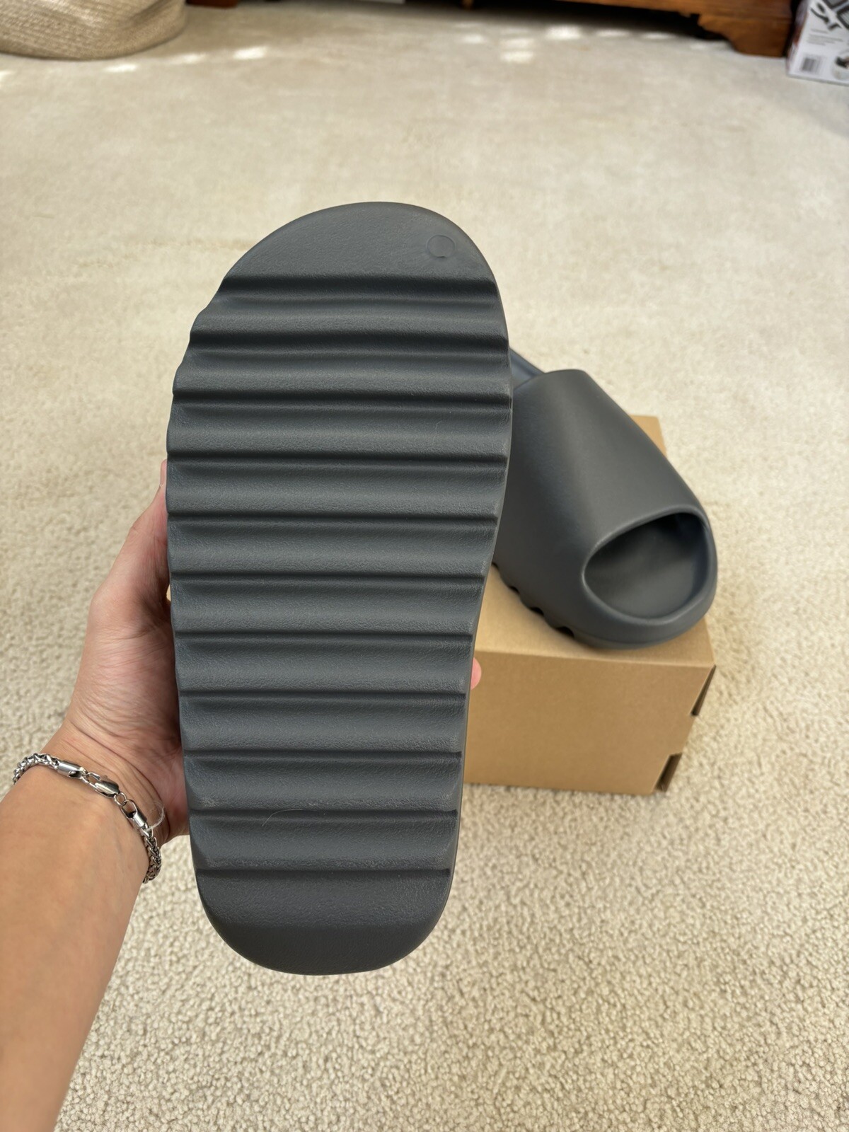 Size 12 – YZY SLIDE ‘Slate Grey’ – Adidas Yeezy Slide – ID2350 AUTHENTIC