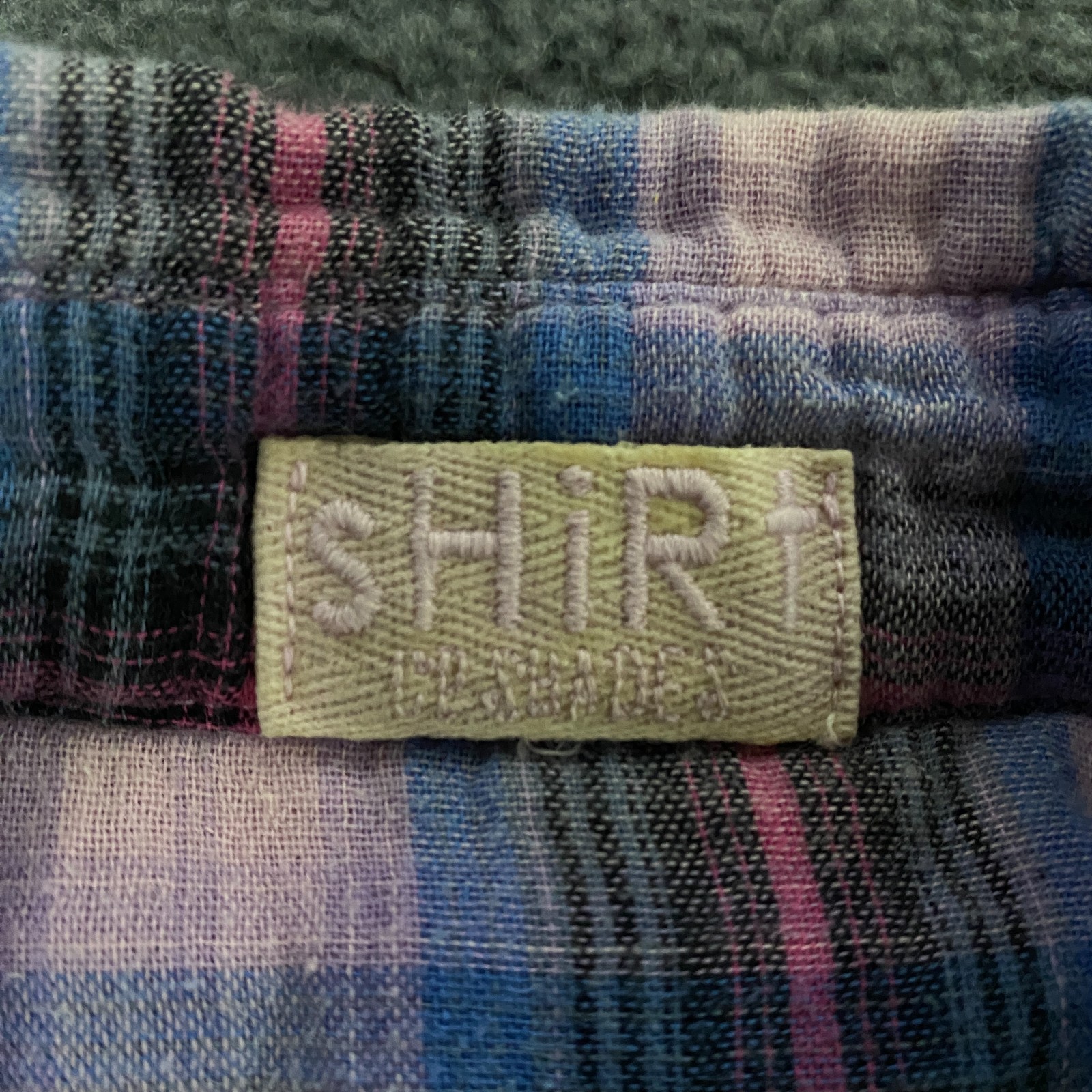 CP Shades Shirt Womens Small Double Layer Weave Cotton Plaid Button Up