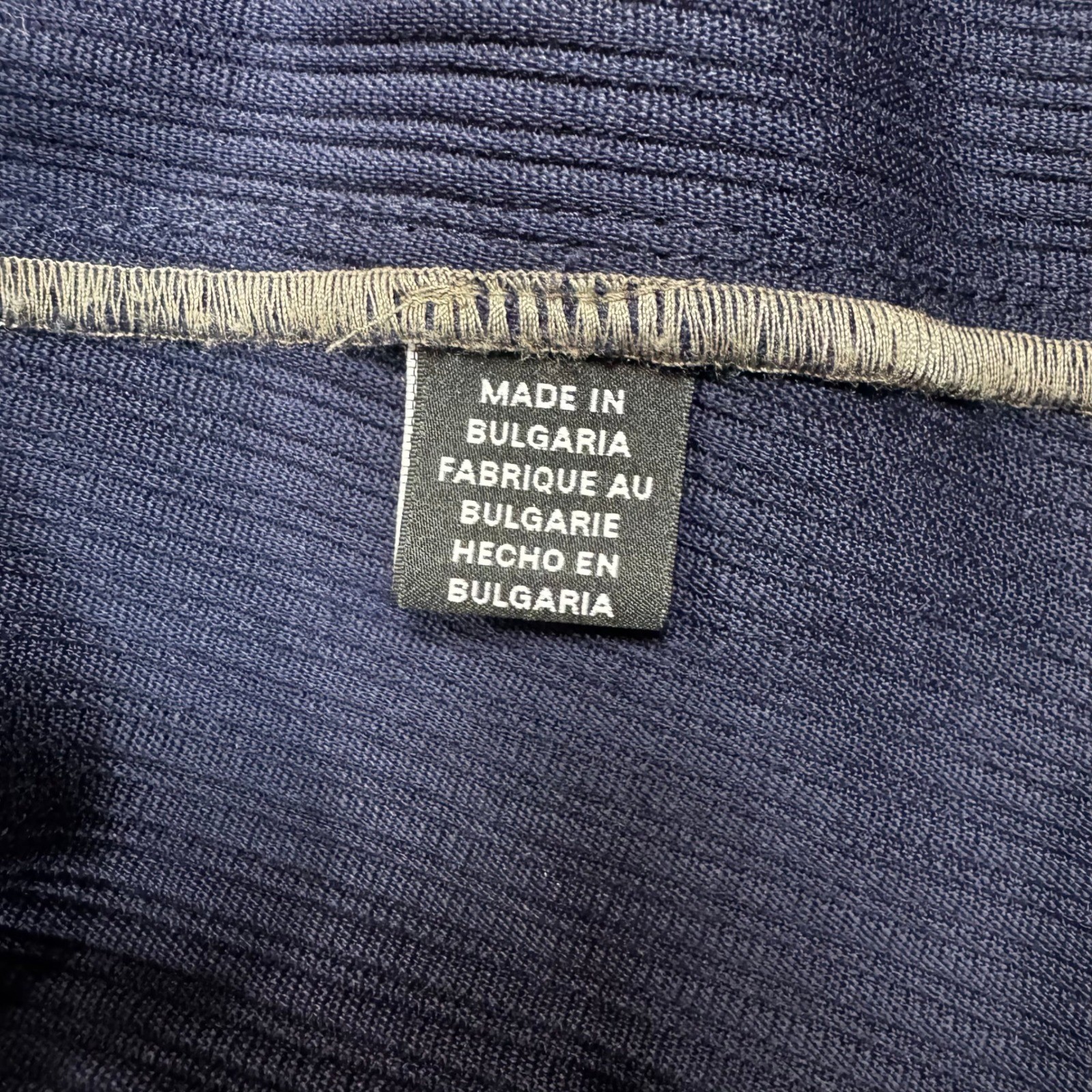 Strellson Blue Knit Coat Jacket Mens 48 Slim Business Casual Preppy Academia