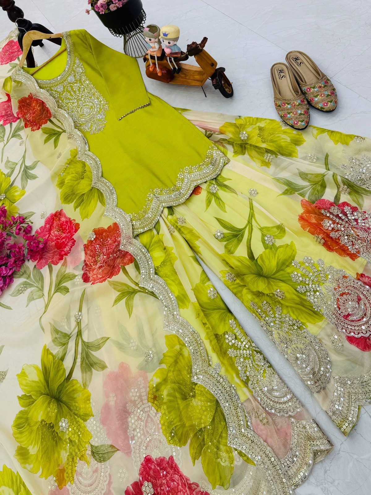 SALWAR KAMEEZ PAKISTANI INDIAN WEDDING PARTY WEAR DRESS BOLLYWOOD SUIT SHARARA