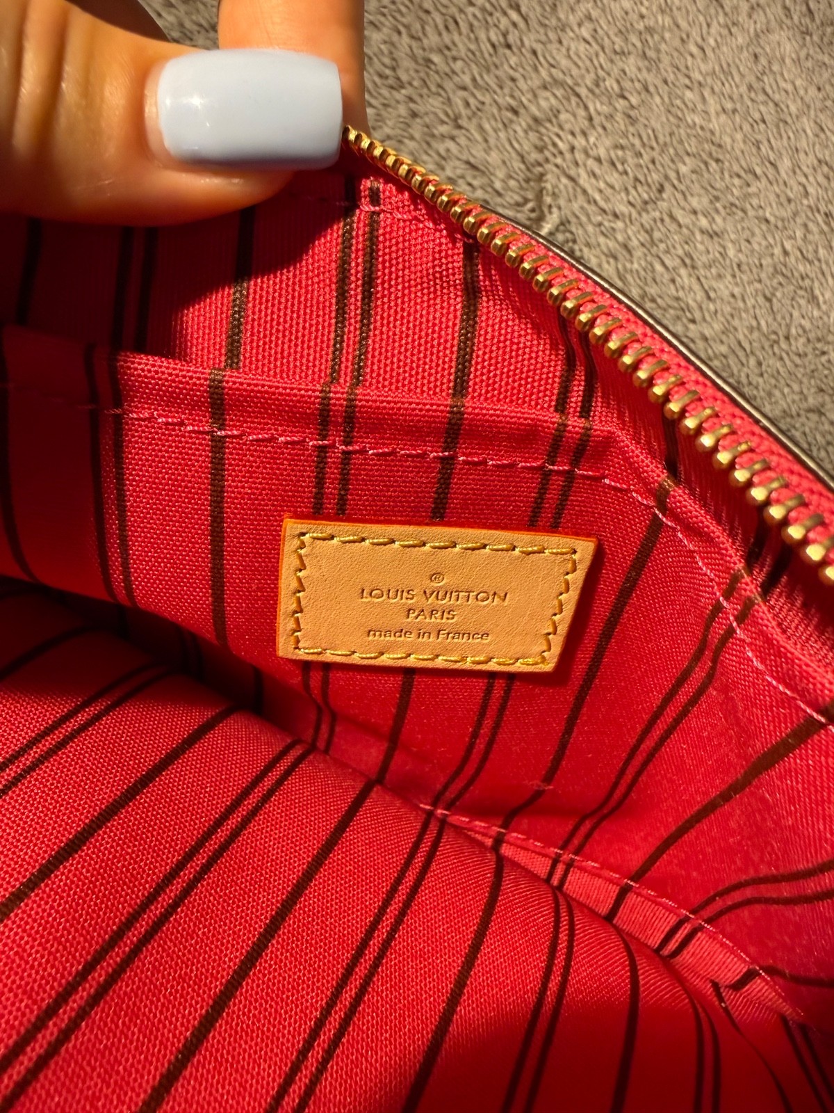 louis vuitton neverfull mm monogram with pouch