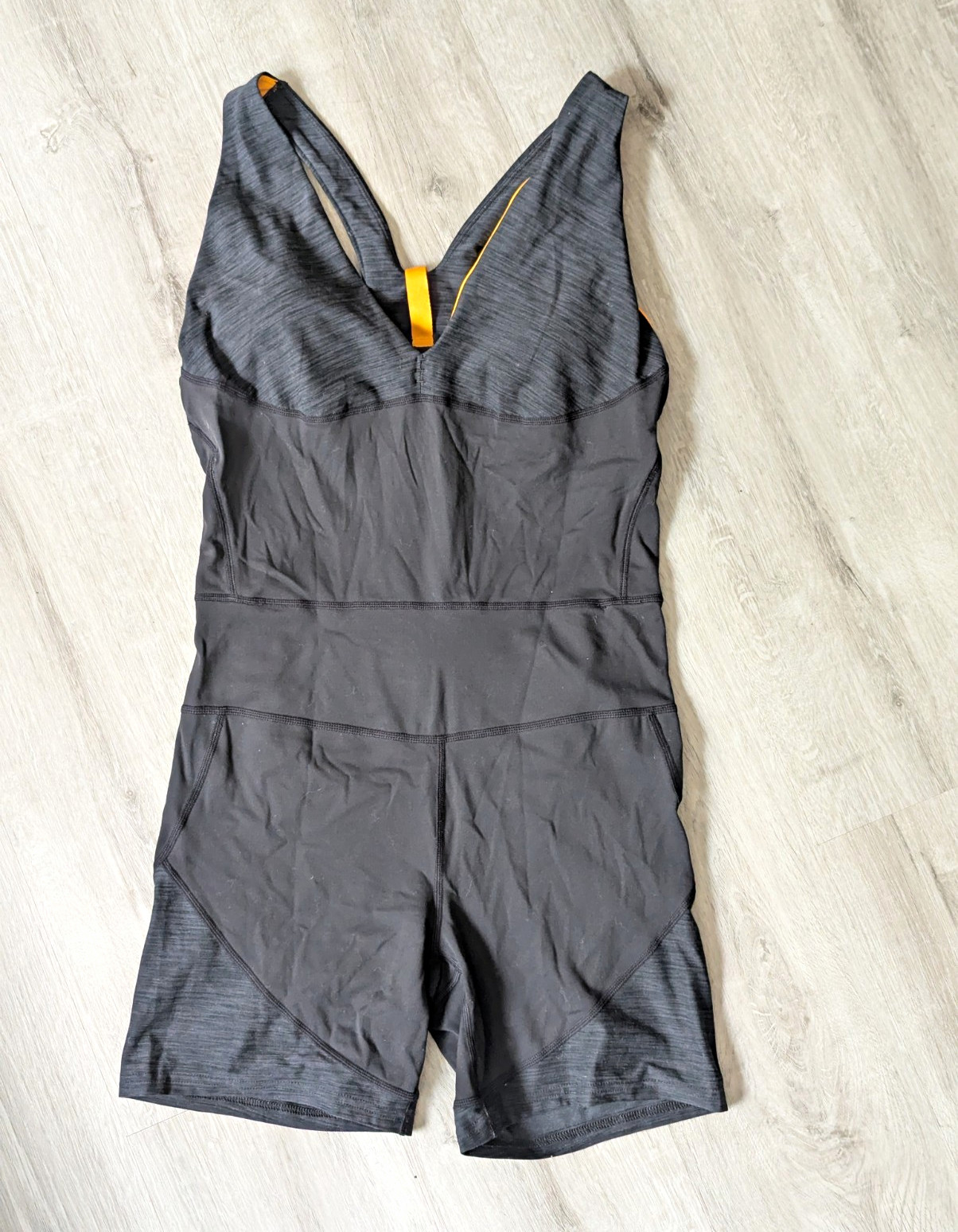 SOREL x prAna Women’s Activewear Romper One-Piece Black/Yellow M V-Neck Zipper