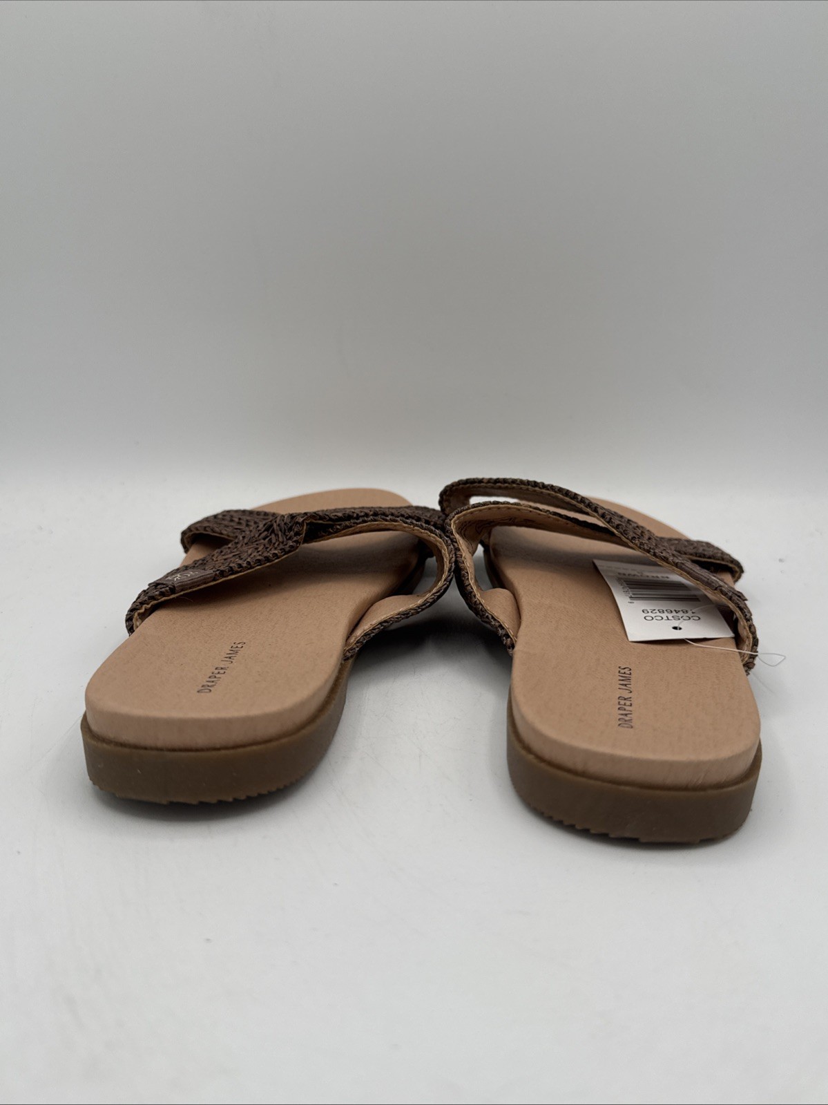 Draper Size 8M / ALEX / Brown / Raffia Woven Sandals / Women’s Shoes