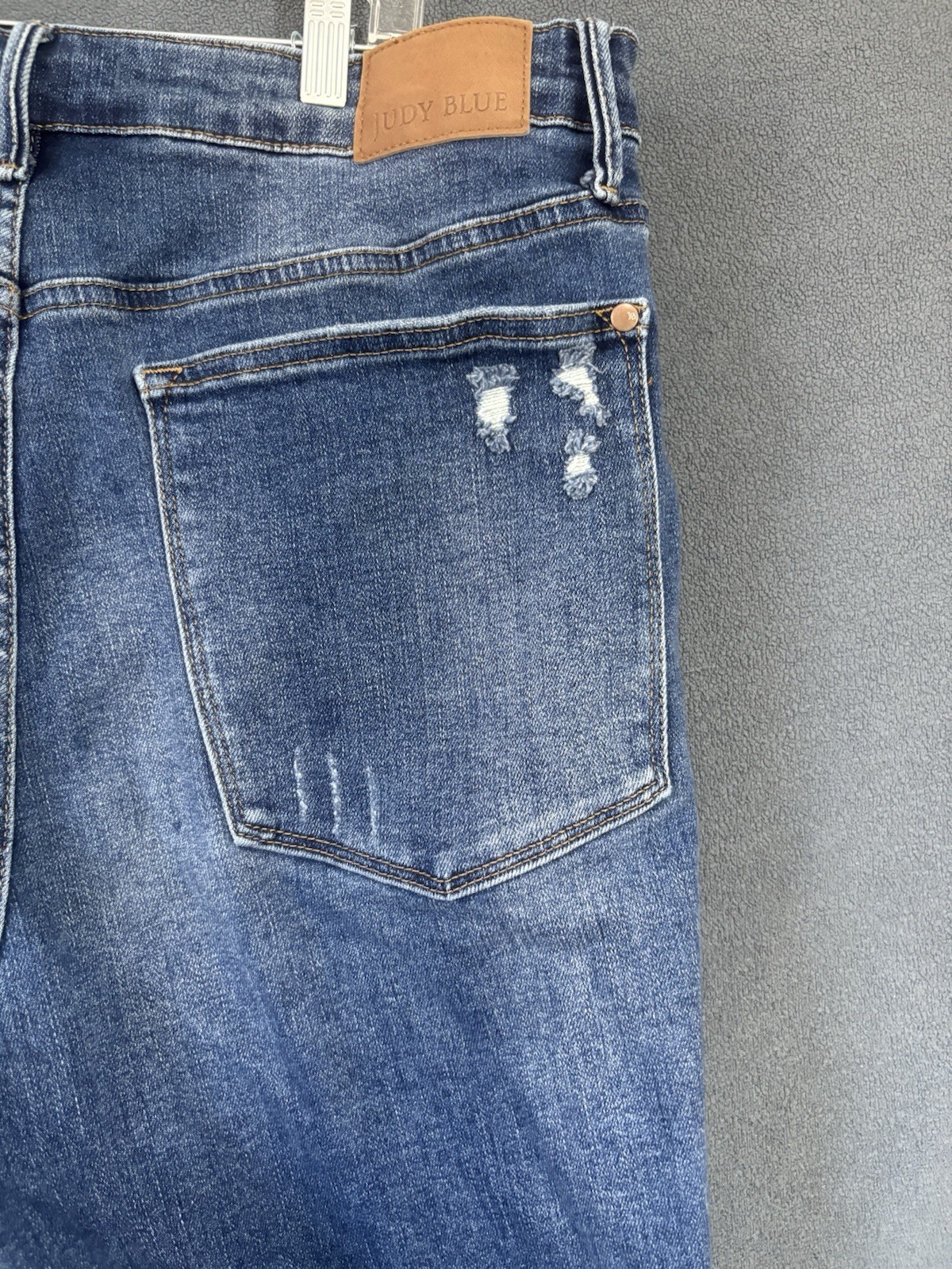 Judy Blue Jeans Womens Size 22 Slim Stretch Distressed High Waist Denim JB88776