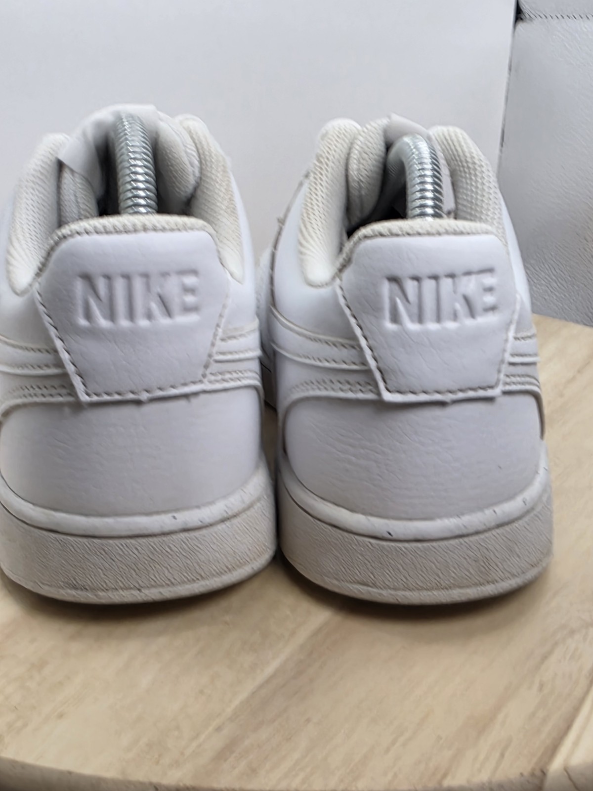Mens Size 8 -Nike Court Vision Low Next Nature Triple White Sneakers DH2987-100