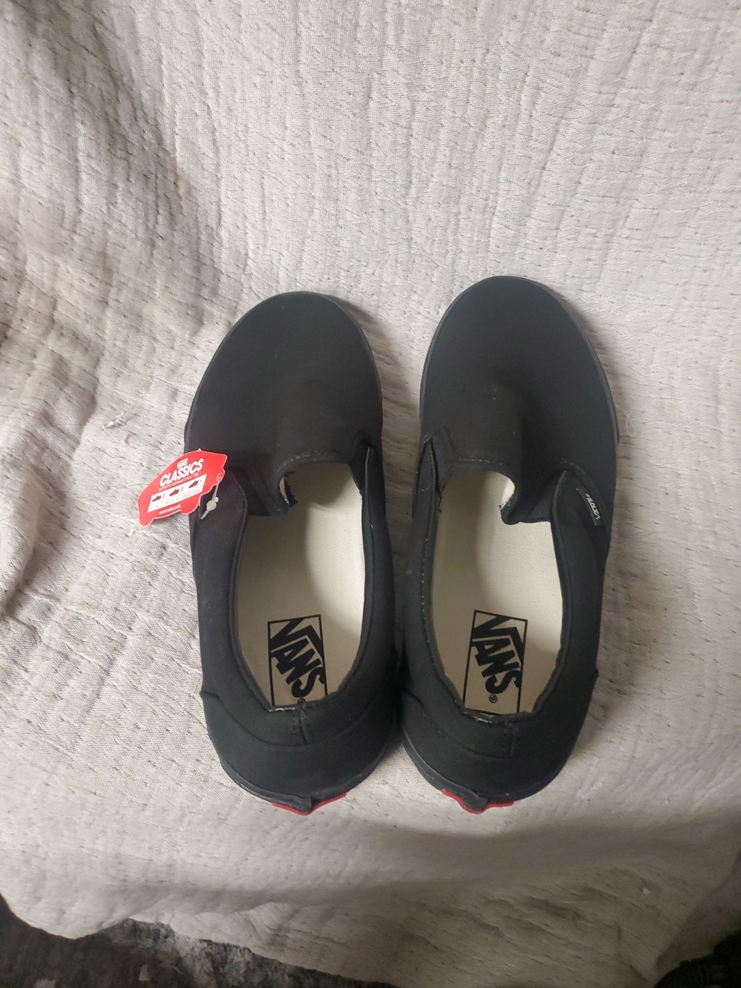 Vans Classics Slip On Black/ Black VN0EYE110M. BKA MEN SIZE 11.0