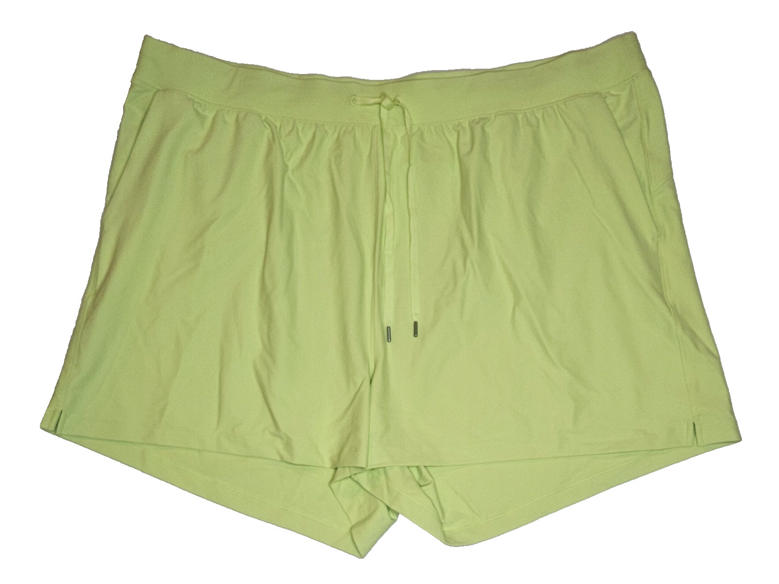 Old Navy Women Plus Active Shorts Lime 3.5″ Inseam Powersoft Go-Dry High-Rise 3X