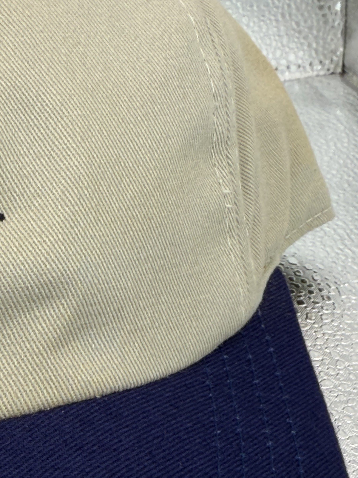 Unbranded Costa Rica Frog Beige Navy Strapback Hat Pura Vida Embroidered Cap