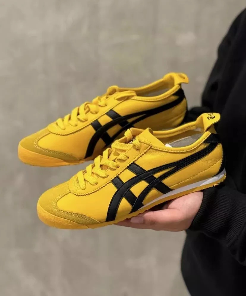 Authentic Onitsuka Tiger MEXICO 66 1183C102 751 YELLOW BLACK Sneakers Shoes