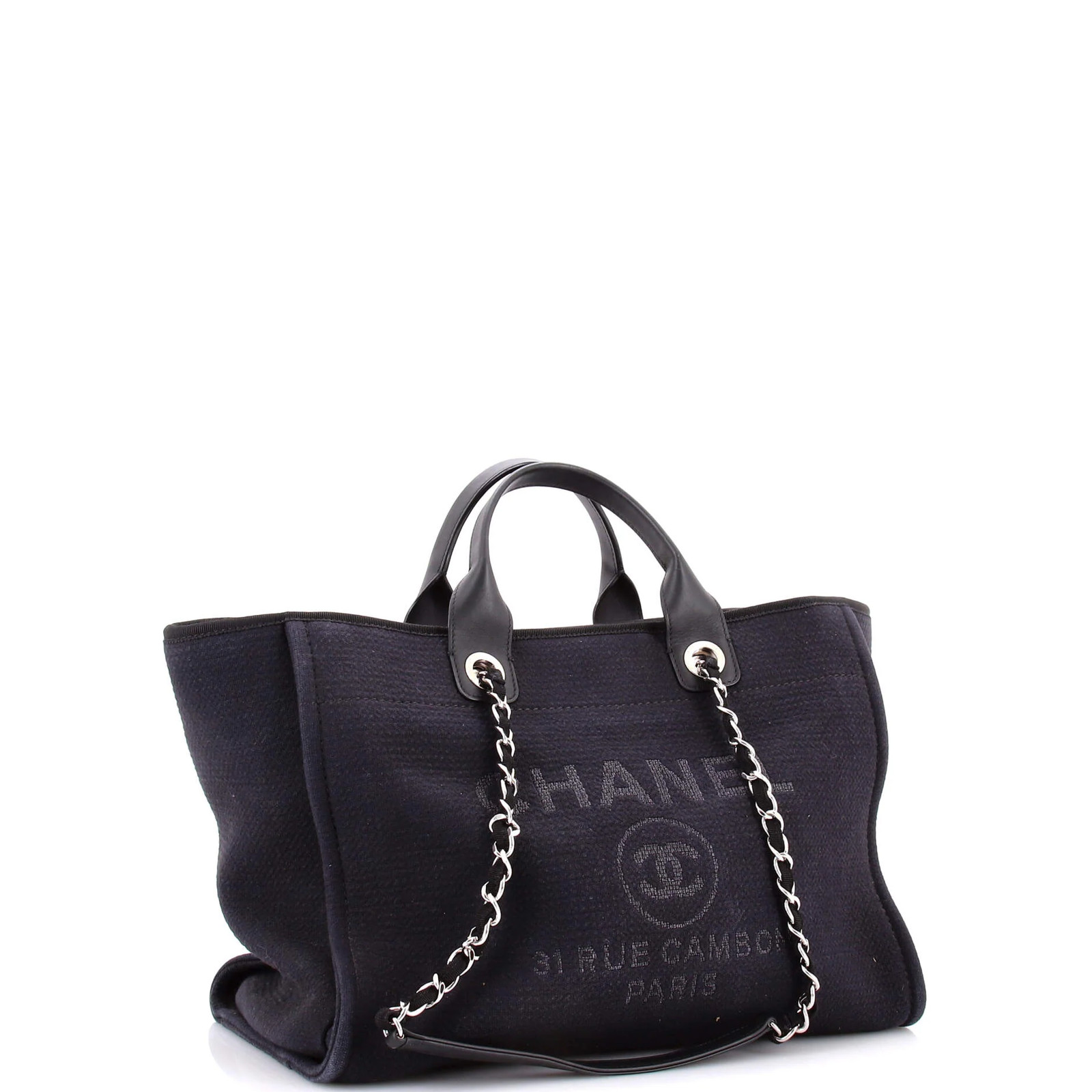 Chanel Deauville NM Tote Mixed Fibers Medium