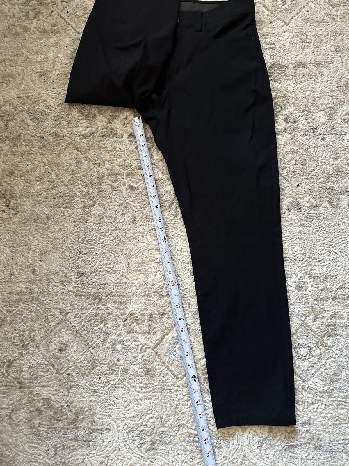 Weatherproof Vintage Tech Pant Men Size 32×30 Black Stretch Nylon Fabric 1720722