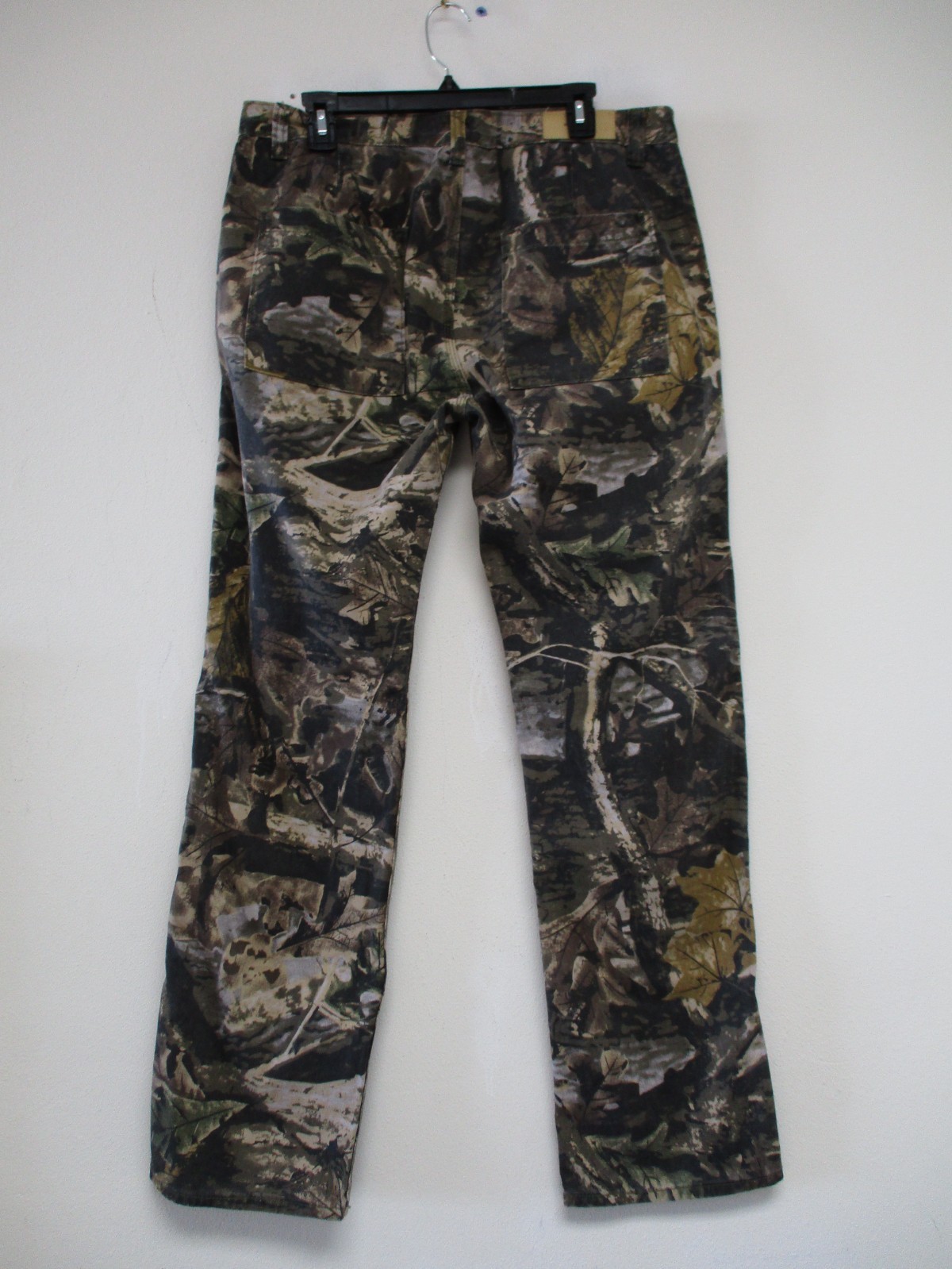 MNML Pants Mens Size 34 Y2K Green Camo Straight Leg Cotton Army 34×32
