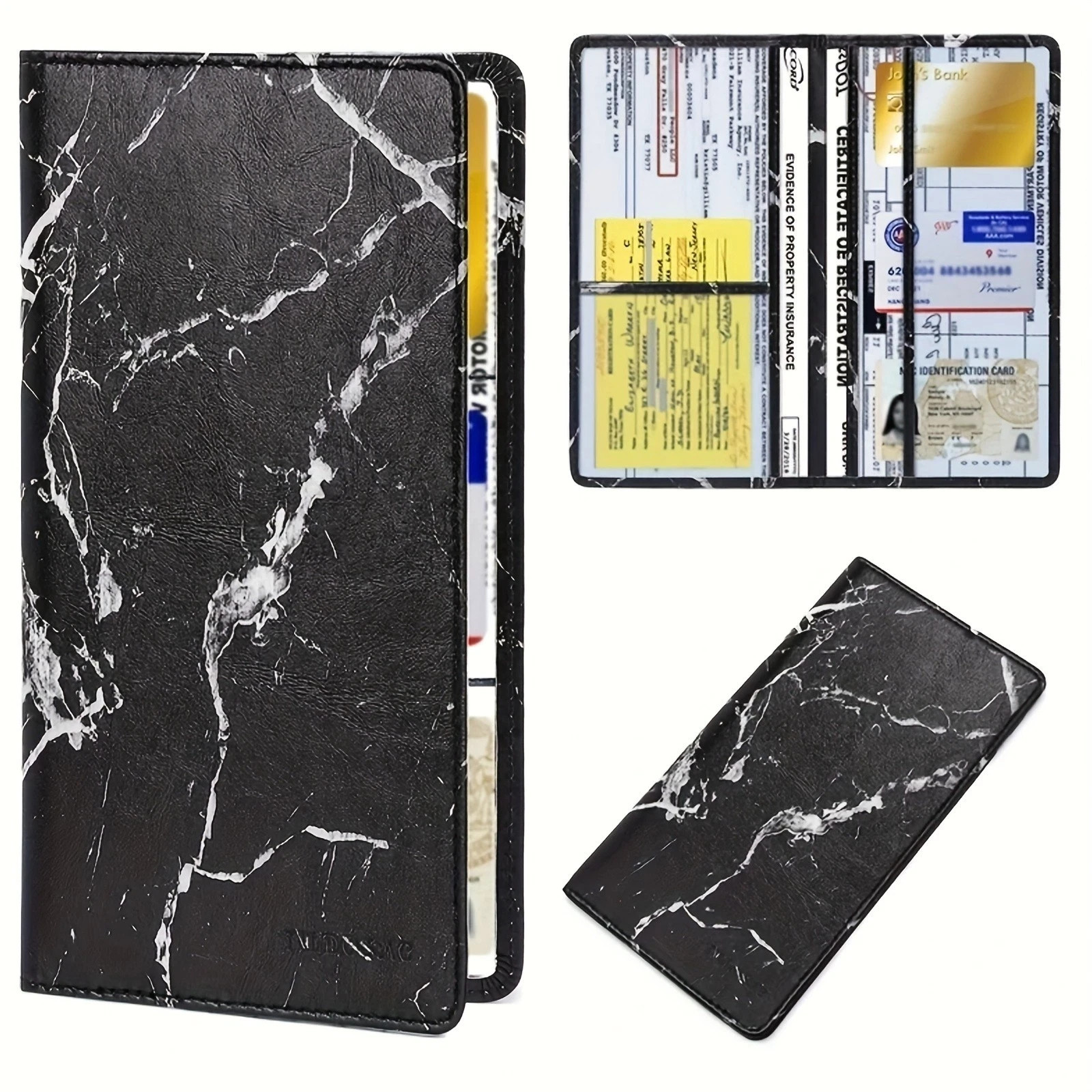 Car Insurance & Registration Holder – Auto Document Organizer for Vehicle Papers
