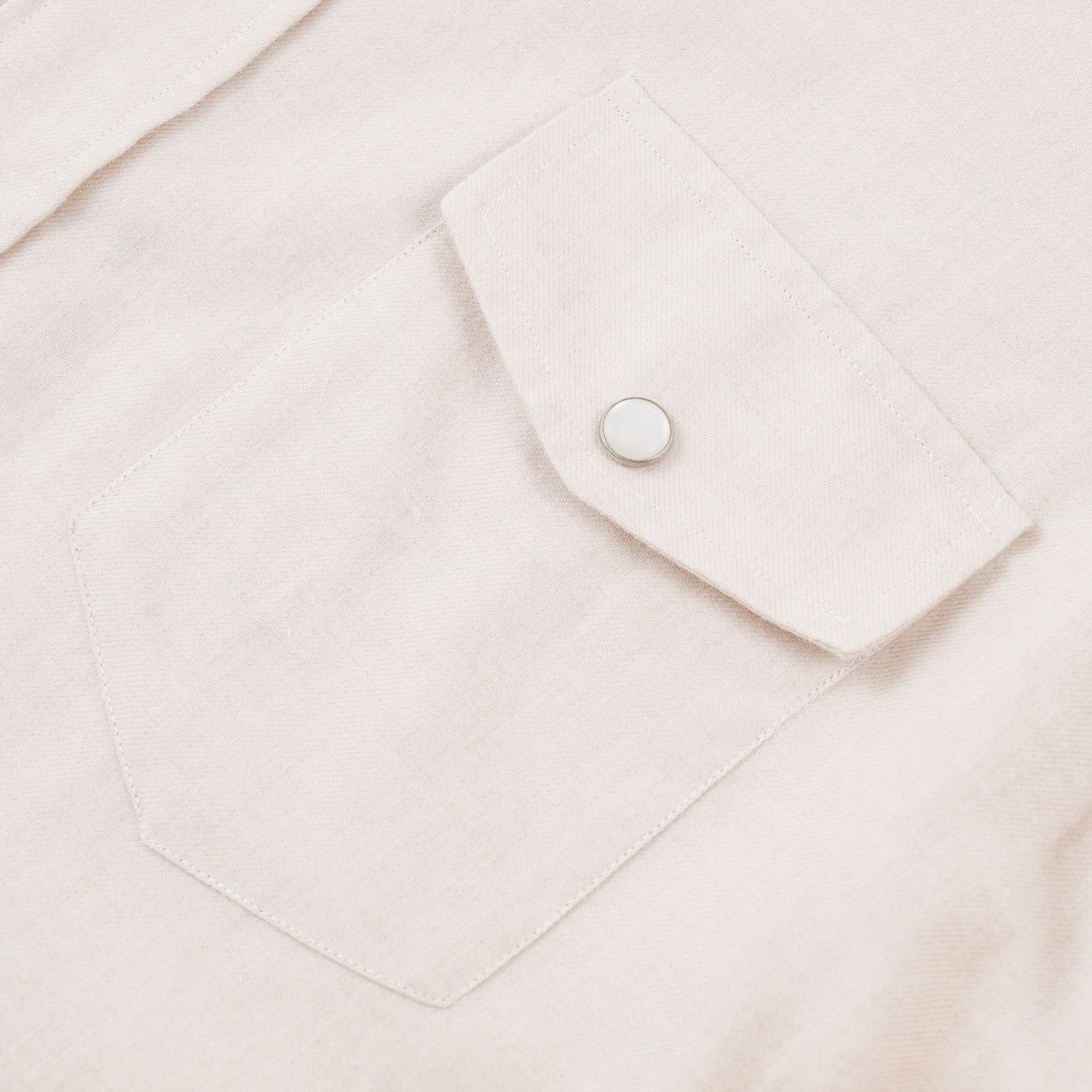 Brett Johnson Soft Cotton and Cashmere Snap-Front Western Shirt M (Eu 40) New