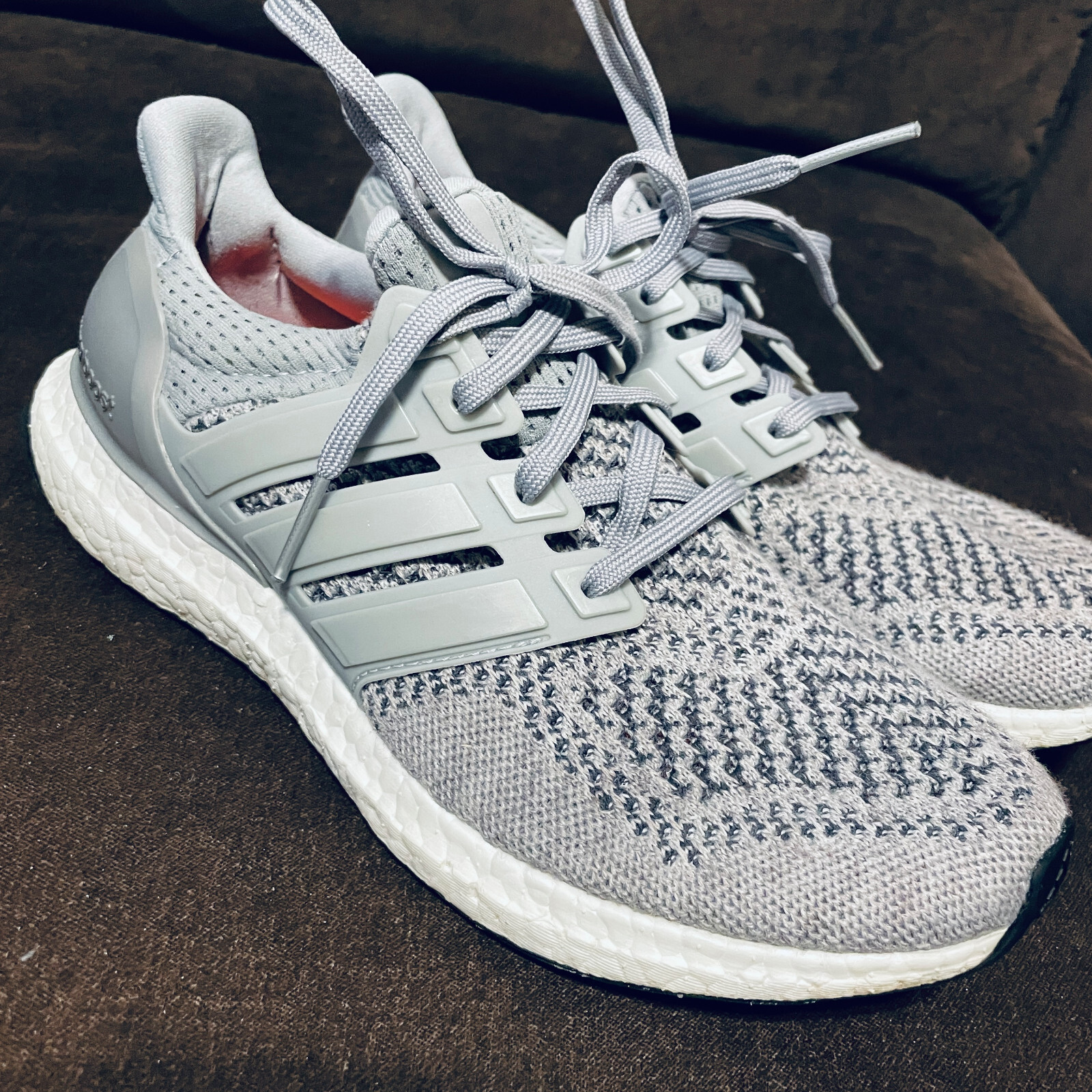 adidas Ultra Boost Version 1.0 OG Wool Grey (W) Size 8.5 US, 40 2/3 EUR, S77515