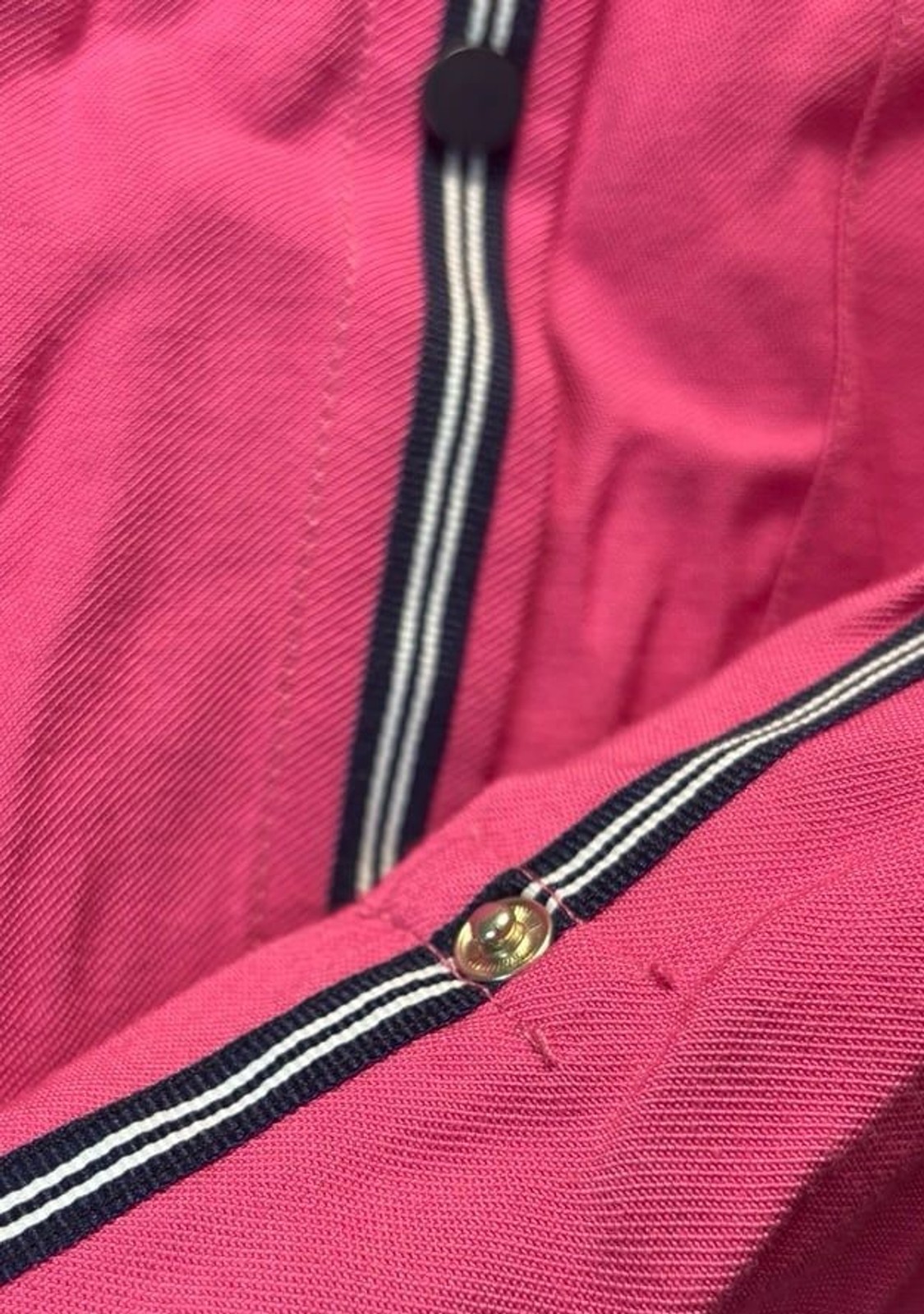 Zara Basic Collection Hot Pink Oversized Long Sleeve Button Up Shirt
