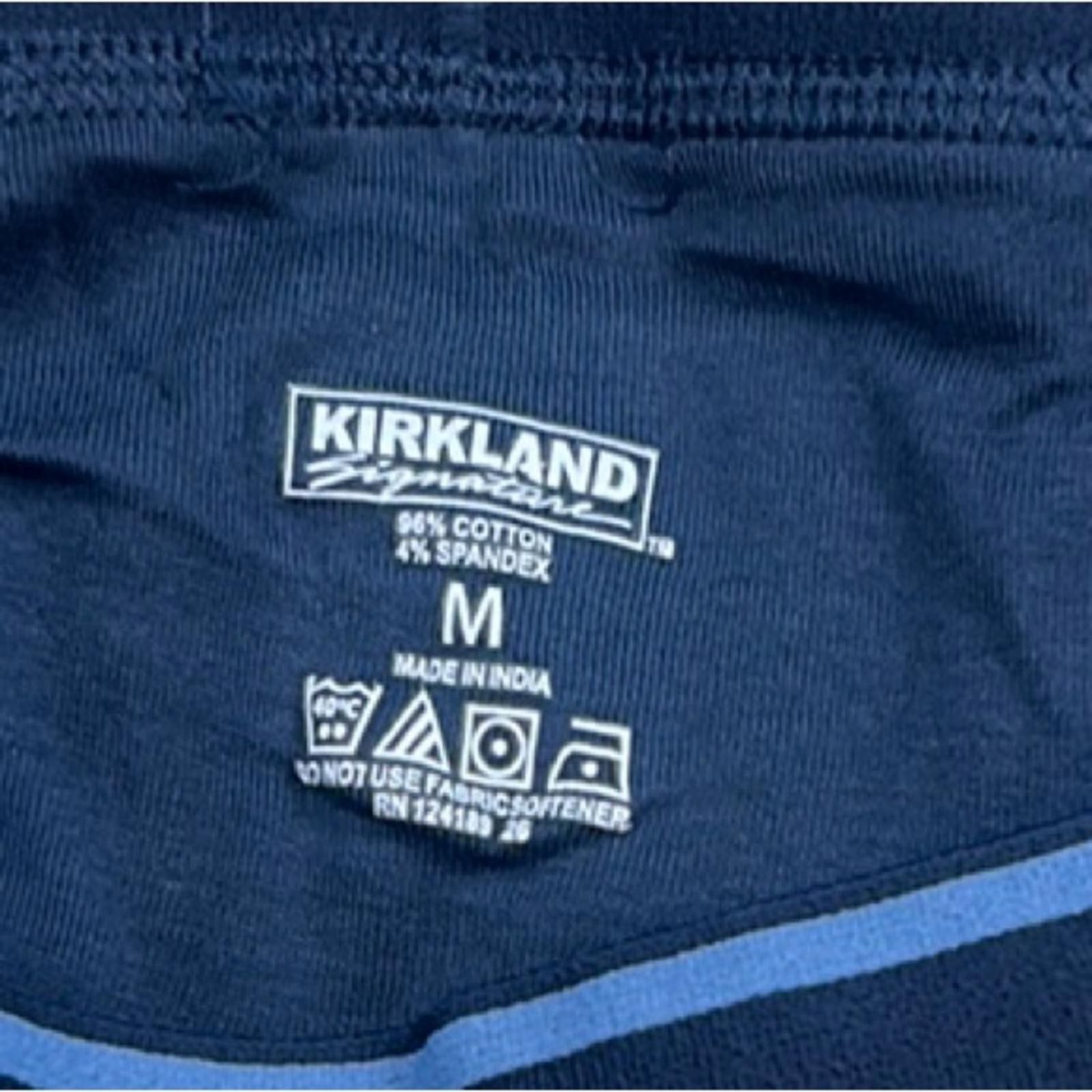 Kirkland Signature Men’s Blue Boxer Briefs Medium Premium Stretch Underwear