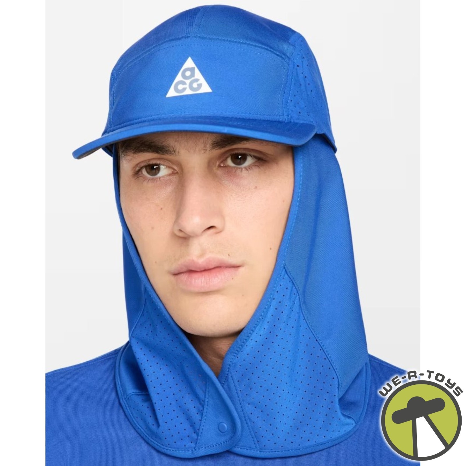 Nike ACG Cap Blue M/L Unstructured Hat with Neck Cape