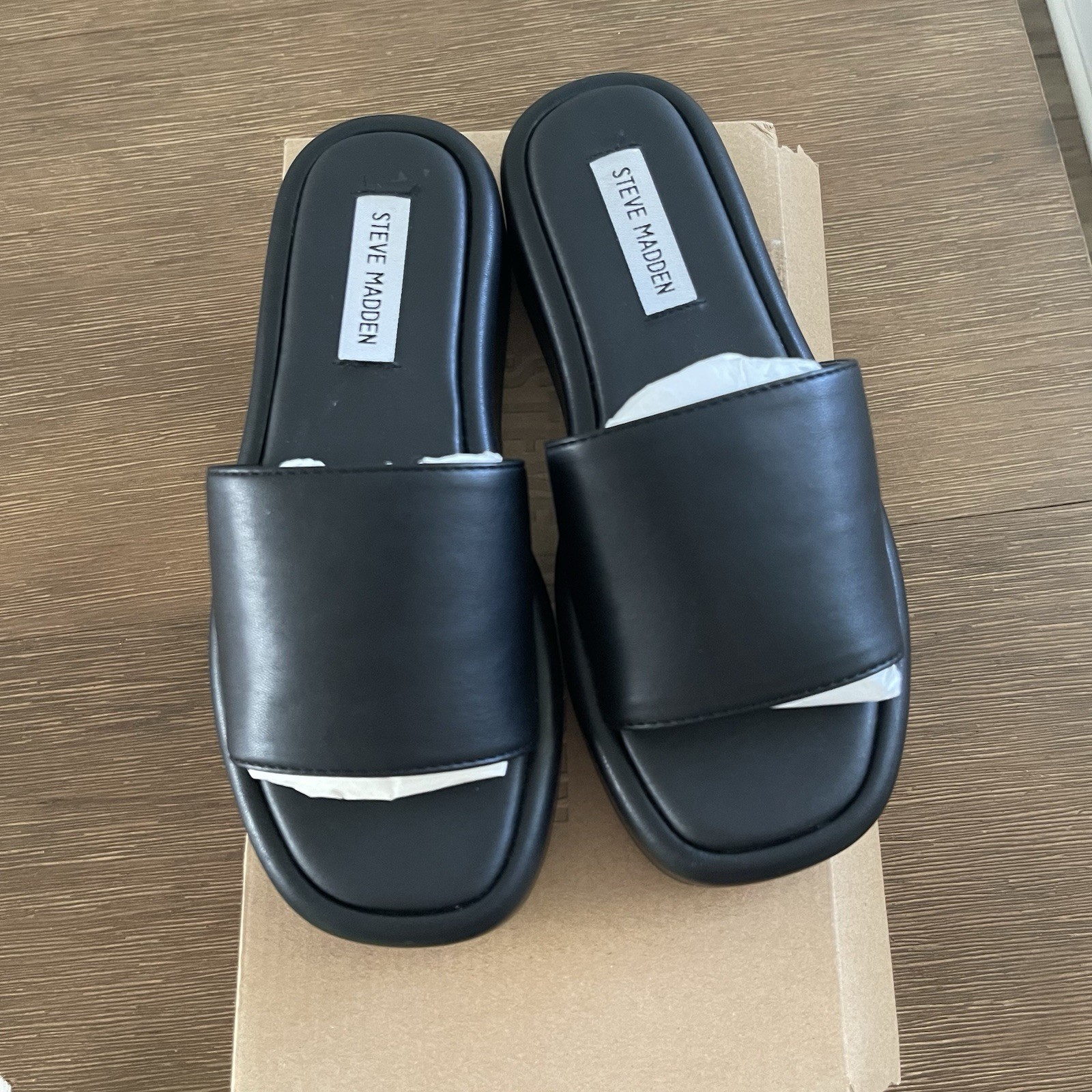 Steve Madden Black Women’s Platforms Size 6.5 Brand New with Box