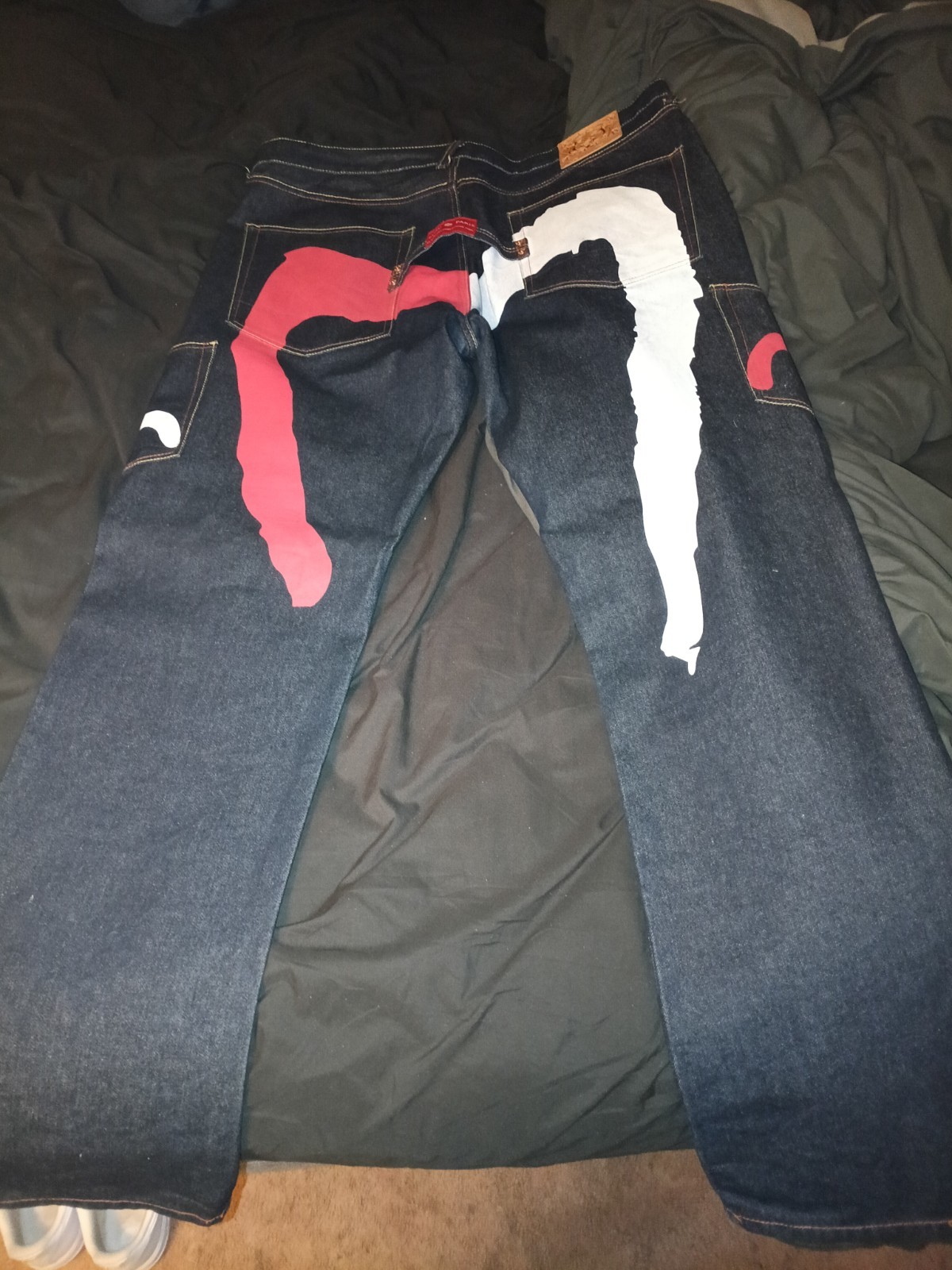 EVISU Paris Jeans. Dark Blue Reg Fit 6-Pocket