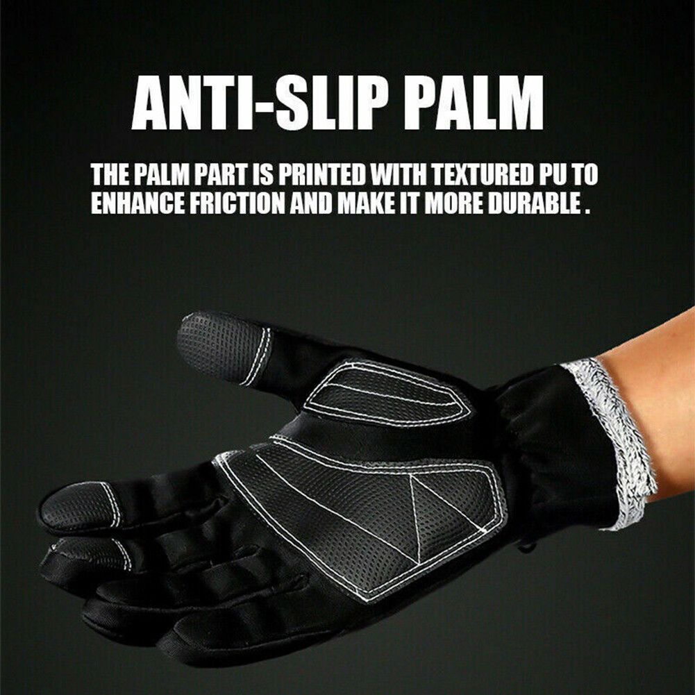 Winter Thermal Gloves Touchscreen Waterproof Windproof Ski Non-Slip Grips Gloves