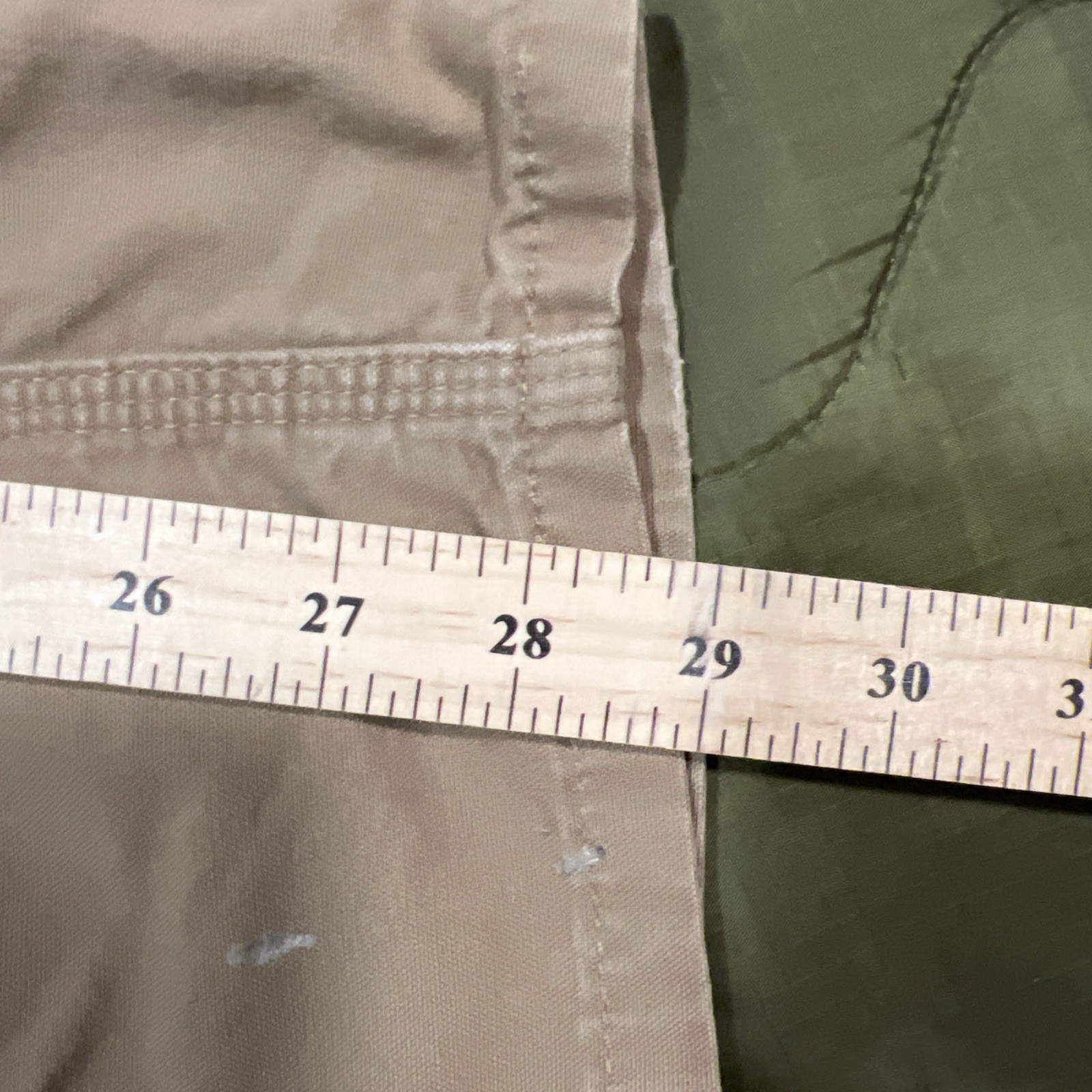 Carhartt B151 Canvas Utility Pants Men’s 32×30 Beige Work Dungaree 100% Cotton