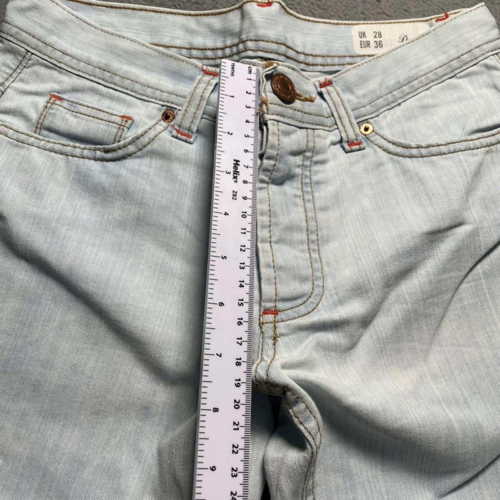 Denim & Co Men Shorts UK 28 Blue Cotton Polyester Blend Casual Worn Look