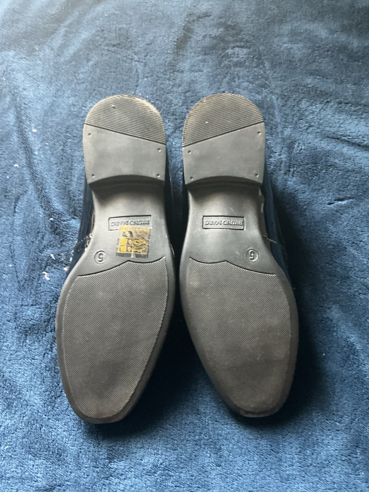 Bruno Marc Men’s Black Dress Loafer Slip-On Synthetic Upper US 5 EU 37.5