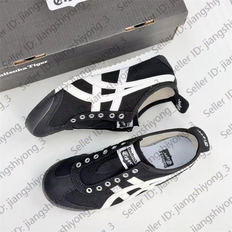 Vintage Onitsuka Tiger MEXICO 66 Mens Womens Slip-On Black/White 1183A746-001