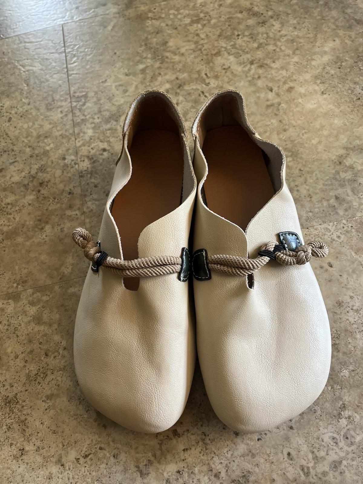 Japanese Style Soft Leather Minimalist Comfort Flats Loafers Women’s 22.5cm US 5