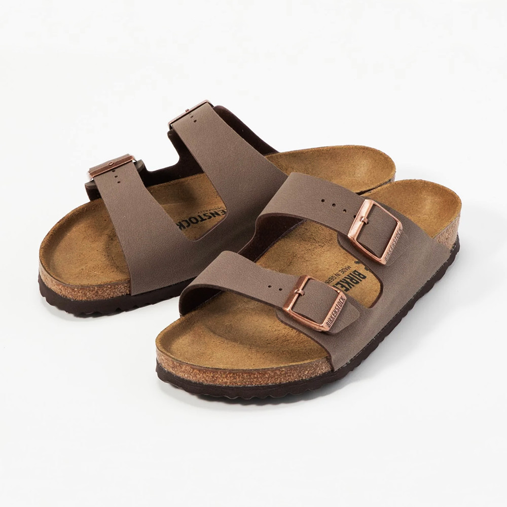 Birkenstock Arizona Birkibuc Mocha Cork Footbed Women’s Sandals Medium/Narrow