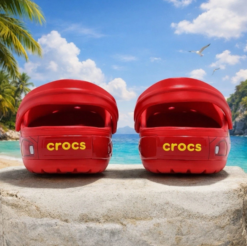 NEW Crocs Lightning McQueen Clog Adult Shoes Limited Classic No Lightup US