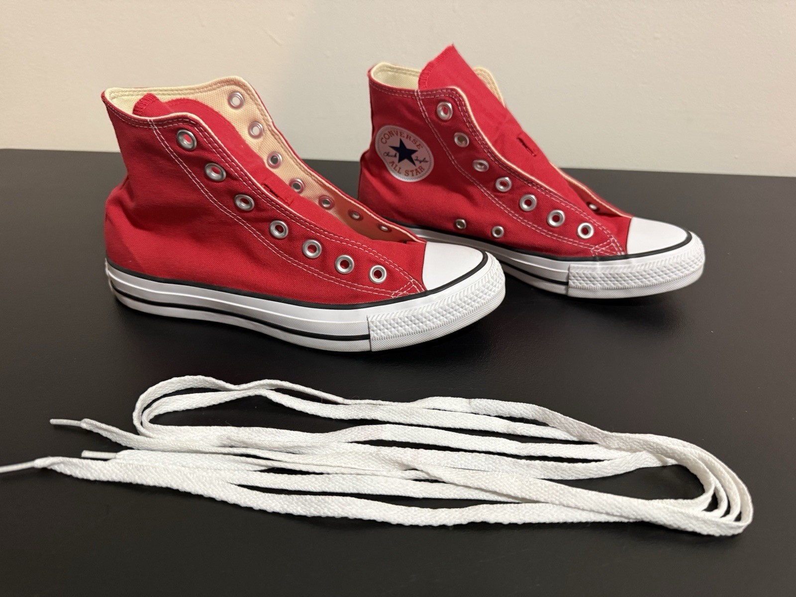 Red Converse All Star Chuck Taylor High-Top Sneakers 5 Men | 7 Women