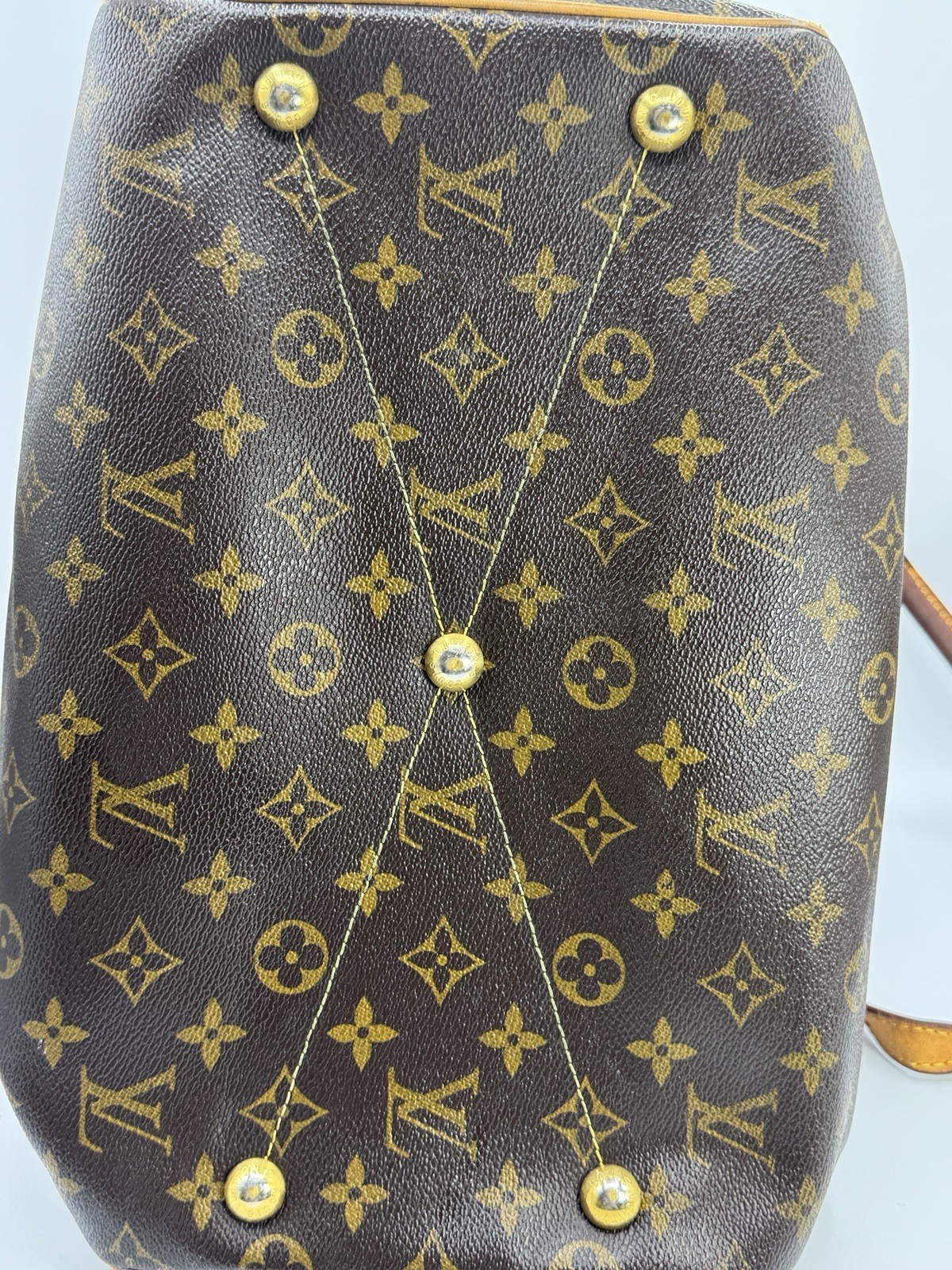LOUIS VUITTON Tivoli GM Shoulder Handbag M40144 Monogram canvas Brown Used LV