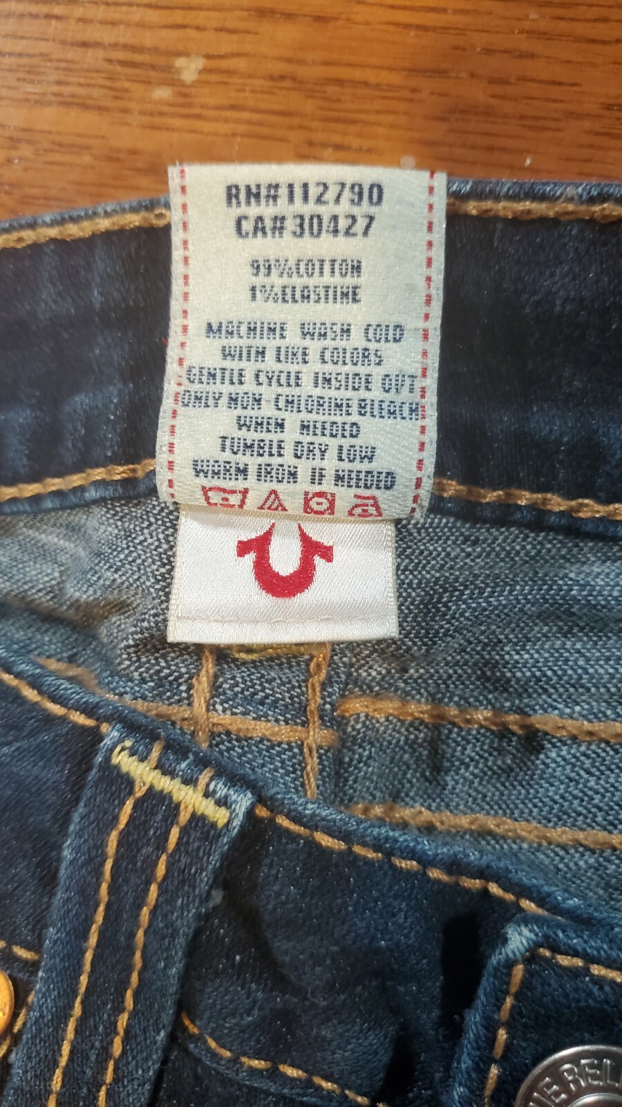 True Religion Women’s Becky Boot Cut Jeans 27 x30 Sz 27 RN#112790 CA#57414