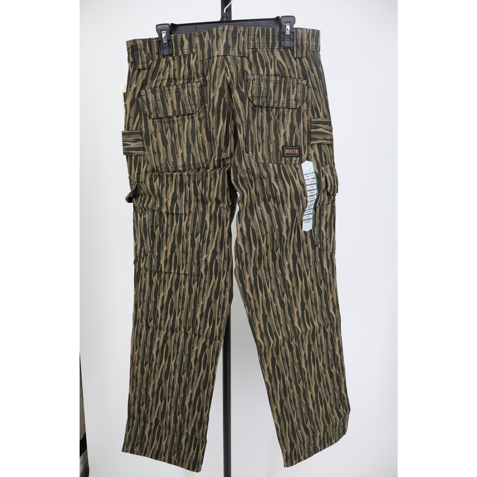 NEW Duluth Trading Co Duluthflex Fire Hose Cargo Pants Men’s Camo Standard 34×34