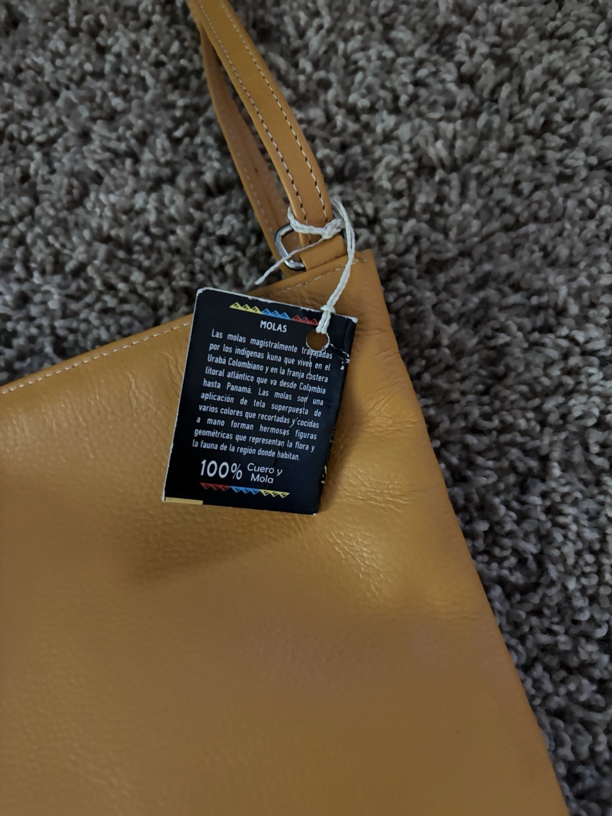 Arte Kun Columbia crossbody NWT Mustard Yellow Multi Colored