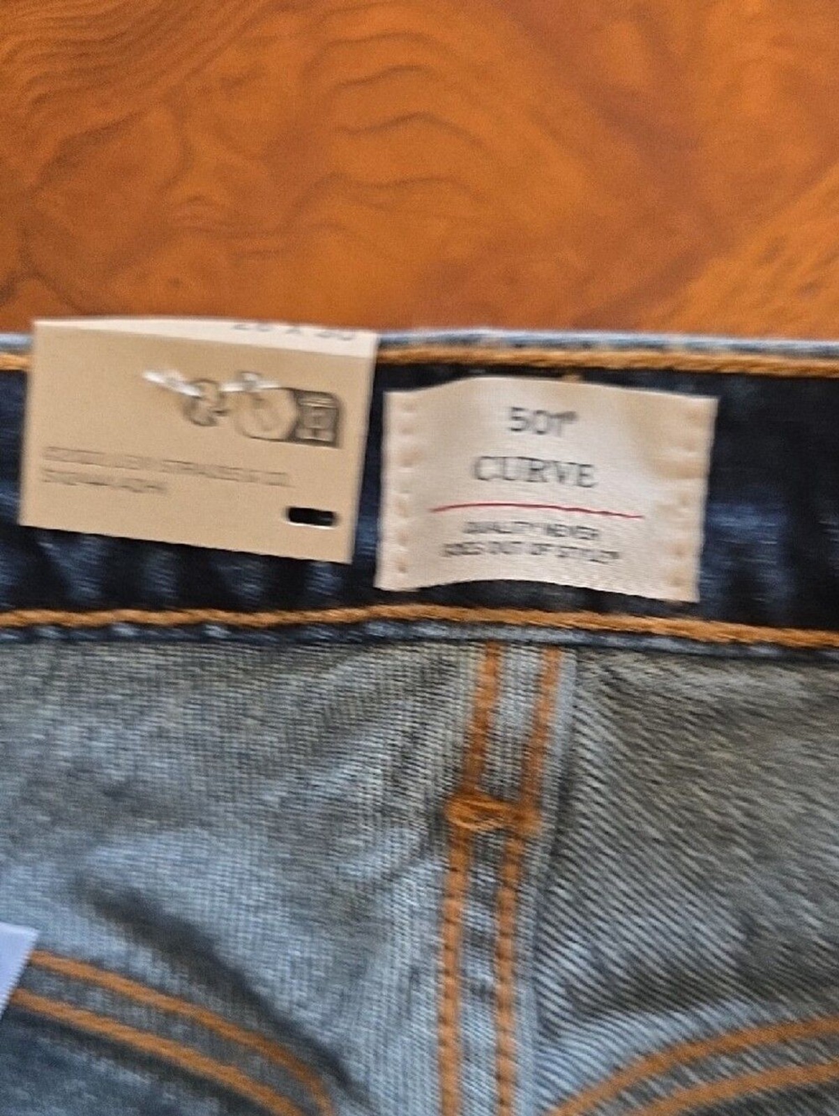 Levi’s Women’s 501 Curve Straight Leg Stretch Jeans – Mild Salsa – 26 X 30 – NEW