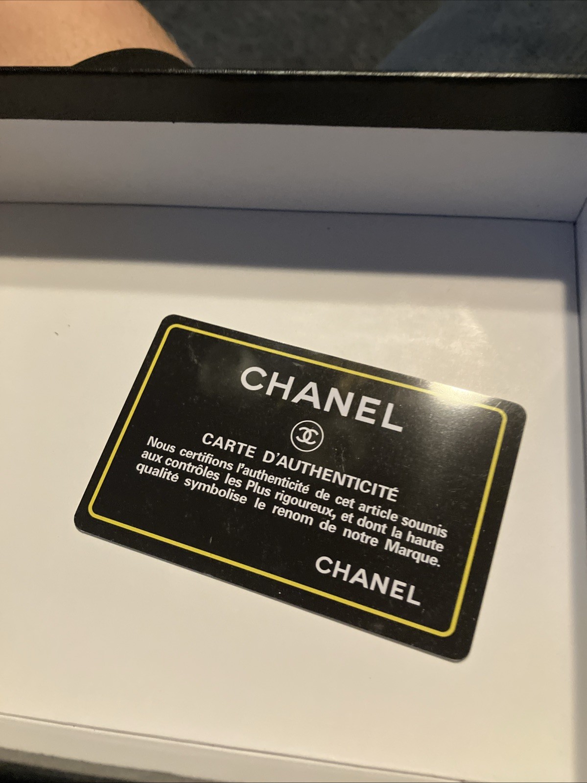 CHANEL Matelasse Coco Mark Lambskin Black Trifold Long Flap Wallet