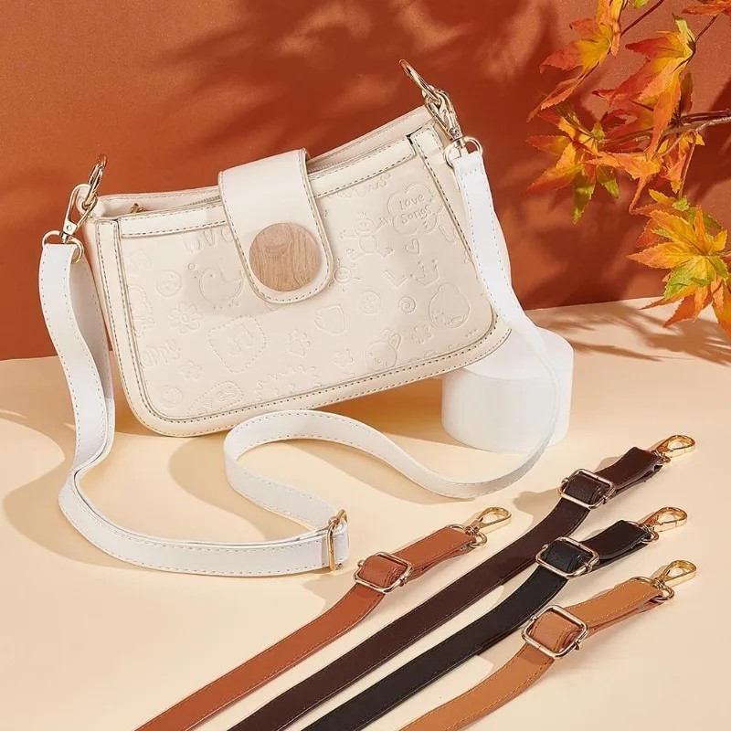 Adjustable Leather Purse Strap Replacement Crossbody Shoulder Bag Handle Belt