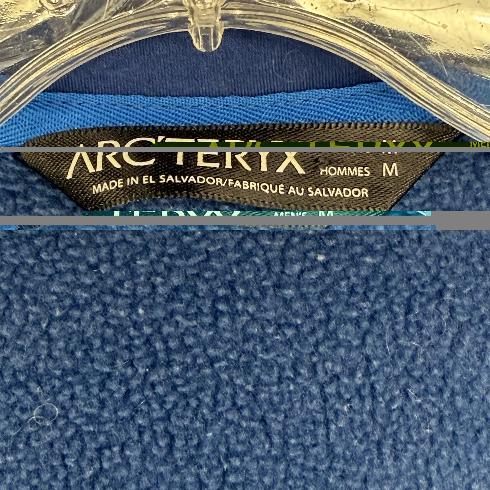 Arcteryx Vest Men M Blue Kyanite Softshell Fleece Lined Hike Sleeveless Jacket