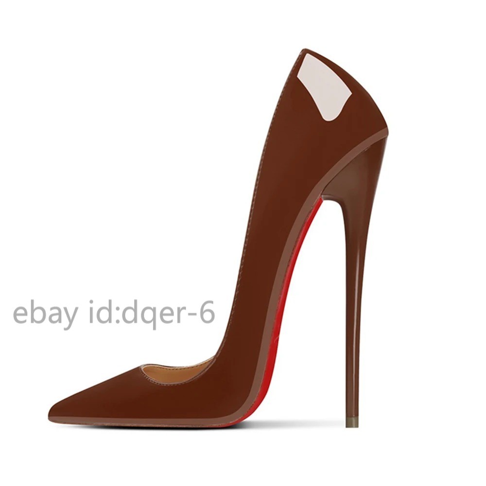 Customize 16CM Extreme High Heels Black Patent Pointed Toe Unisex Design Man